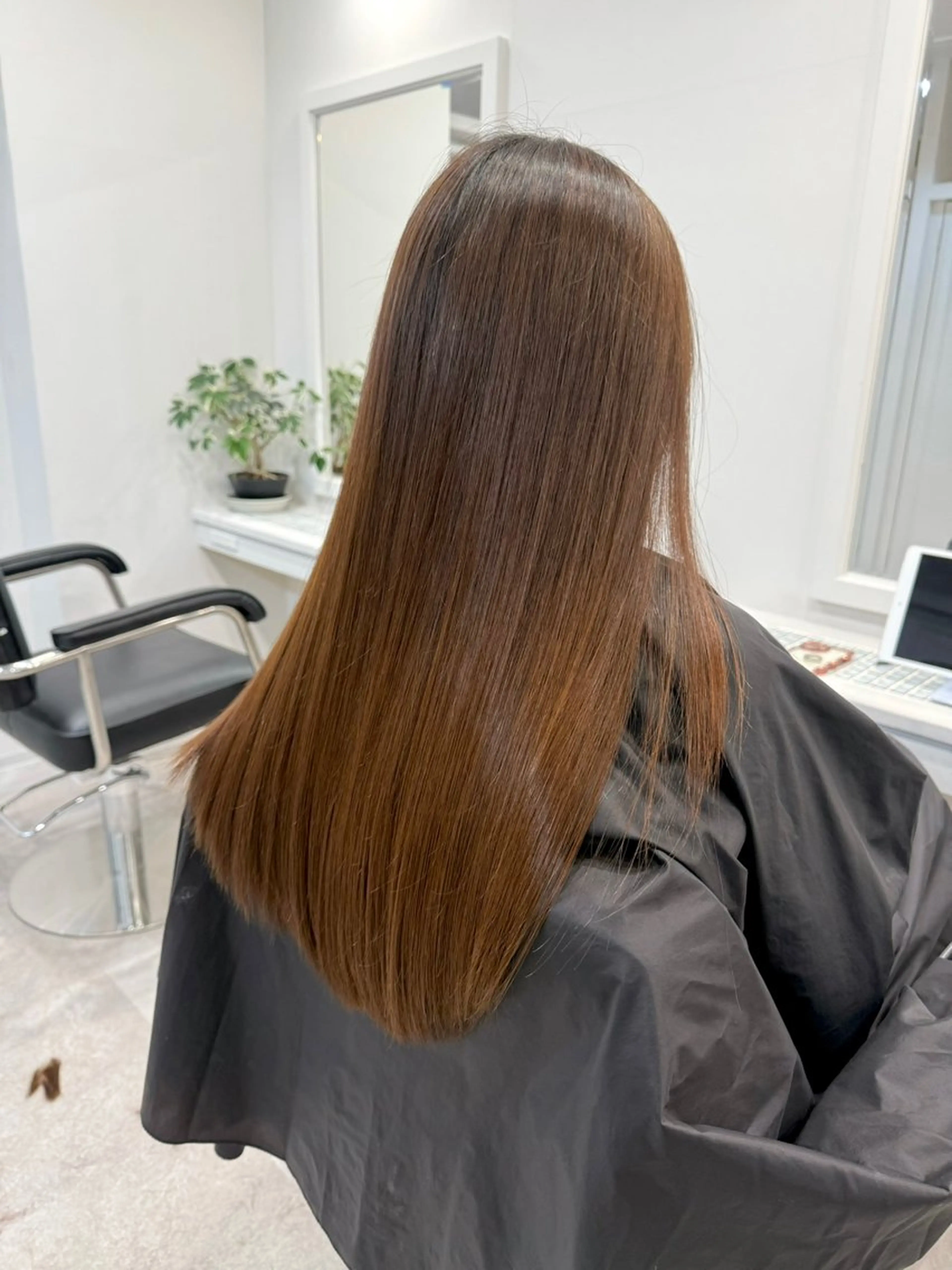 ロング カラー ヘアアレンジ 髪質改善 トリートメント カット 縮毛矯正 トリートメント SALOWIN京都河原町Suite店所属・外国人風レイヤー/ ハイトーンSHUのヘアスタイル