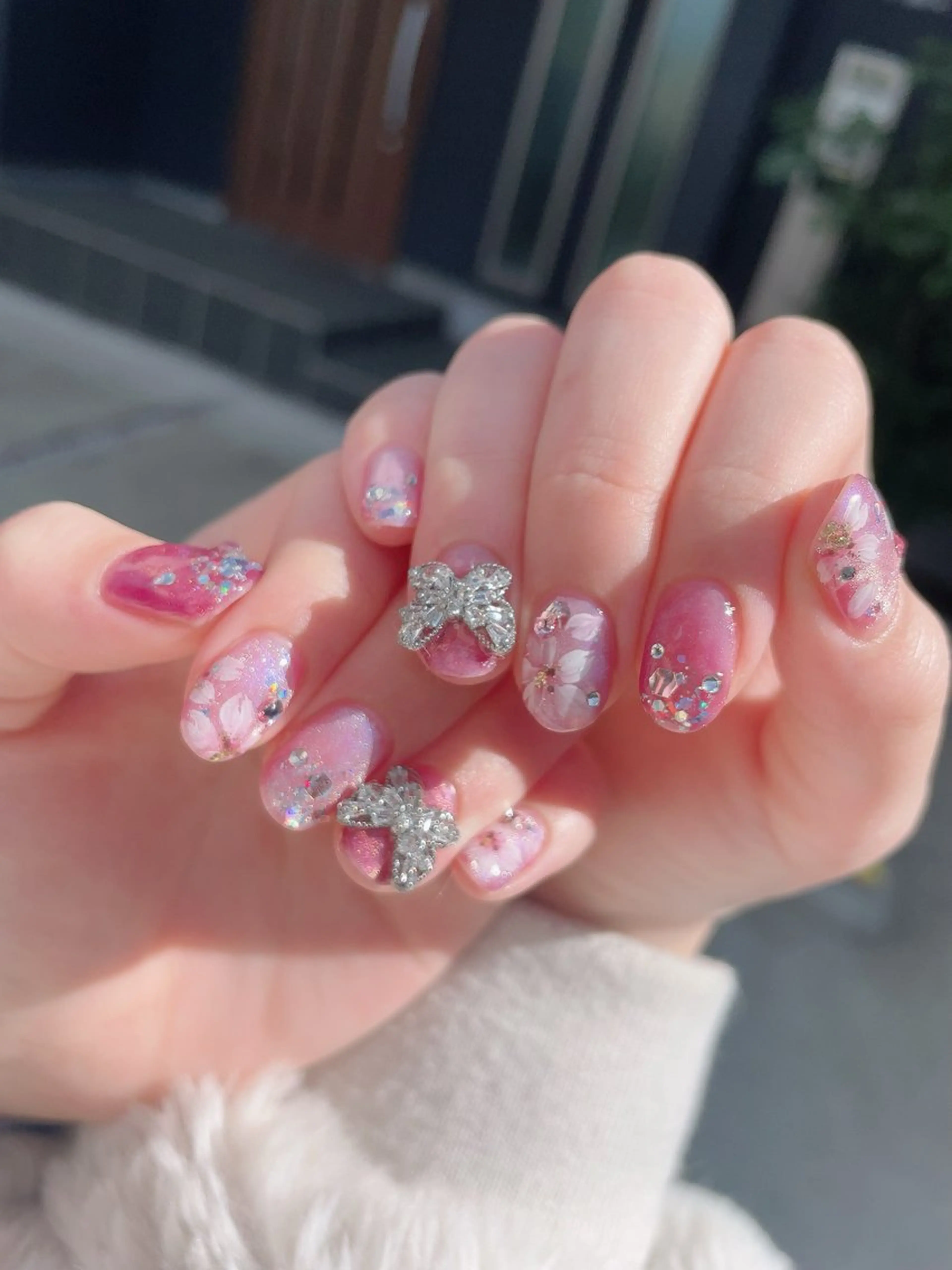 ネイル 桜ネイル ハンドネイル * haruのネイルデザイン