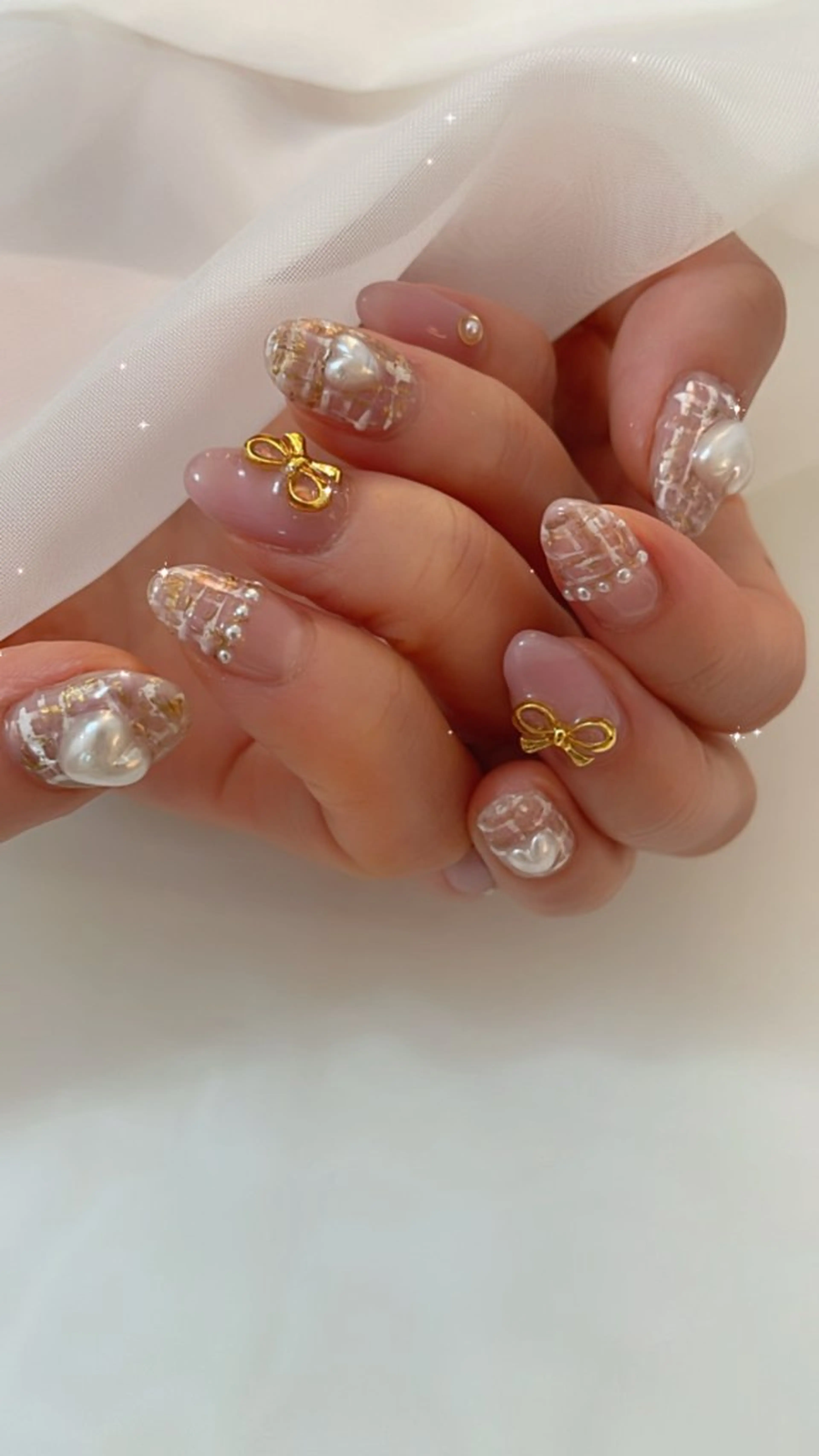 ネイル ハート ツイードネイル my room所属・my roomの眉毛・アイブロウイメージ