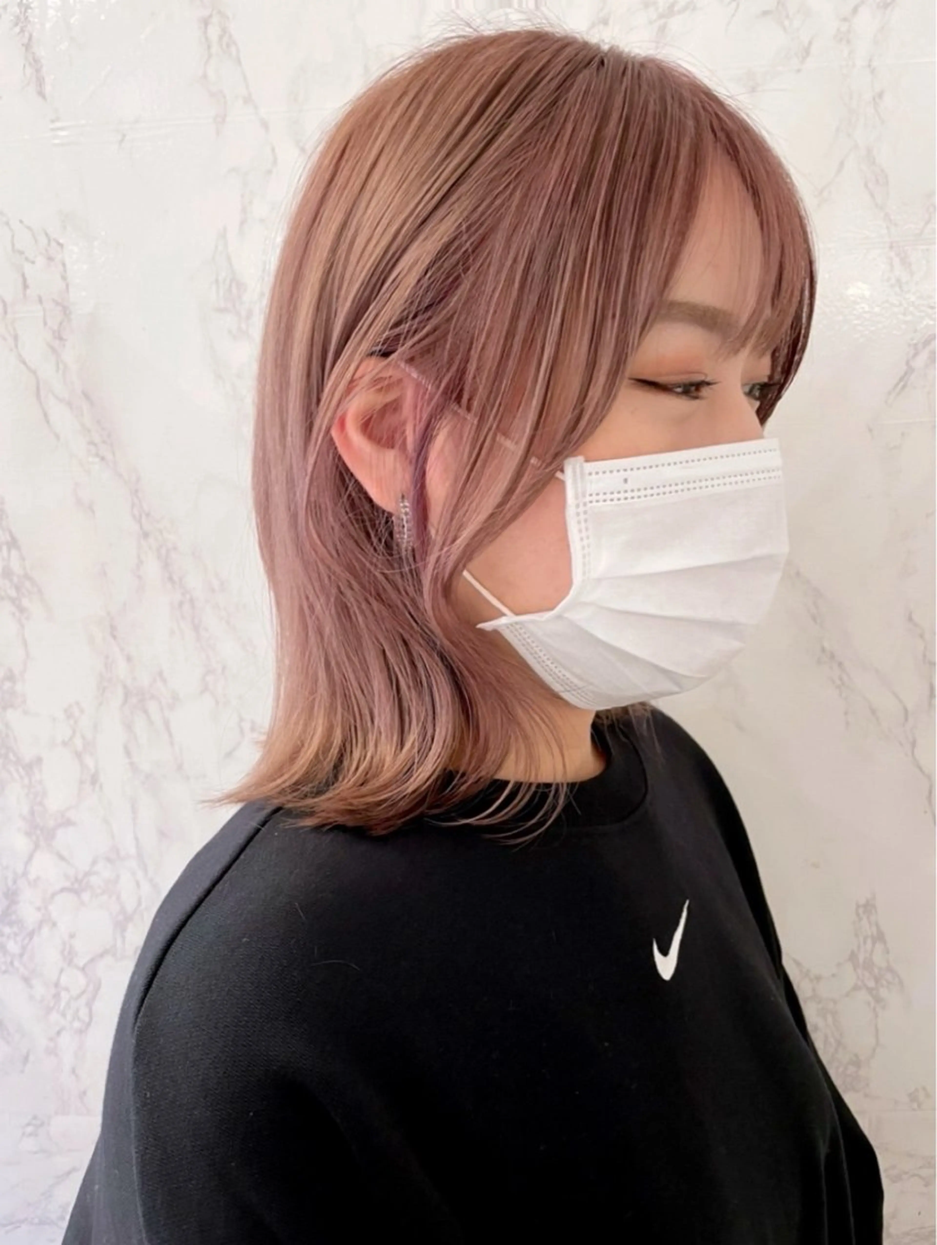 セミロング 小顔カット/レイヤー 【WiLL】加藤のヘアスタイル