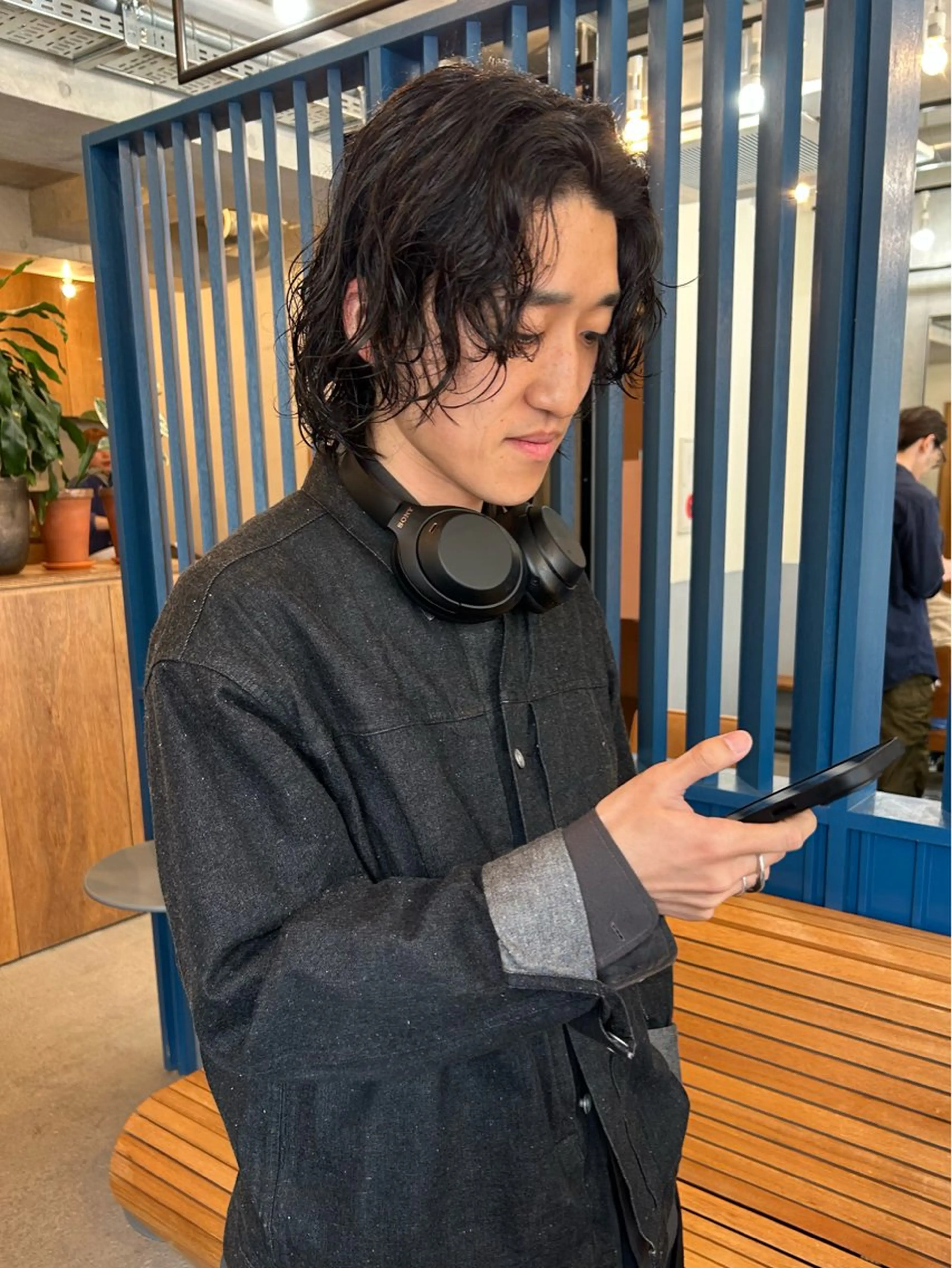 パーマ メンズ メンズパーマ ニュアンスパーマ カット パーマ トリートメント Stoop所属・momo /ボブ/パーマのヘアスタイル