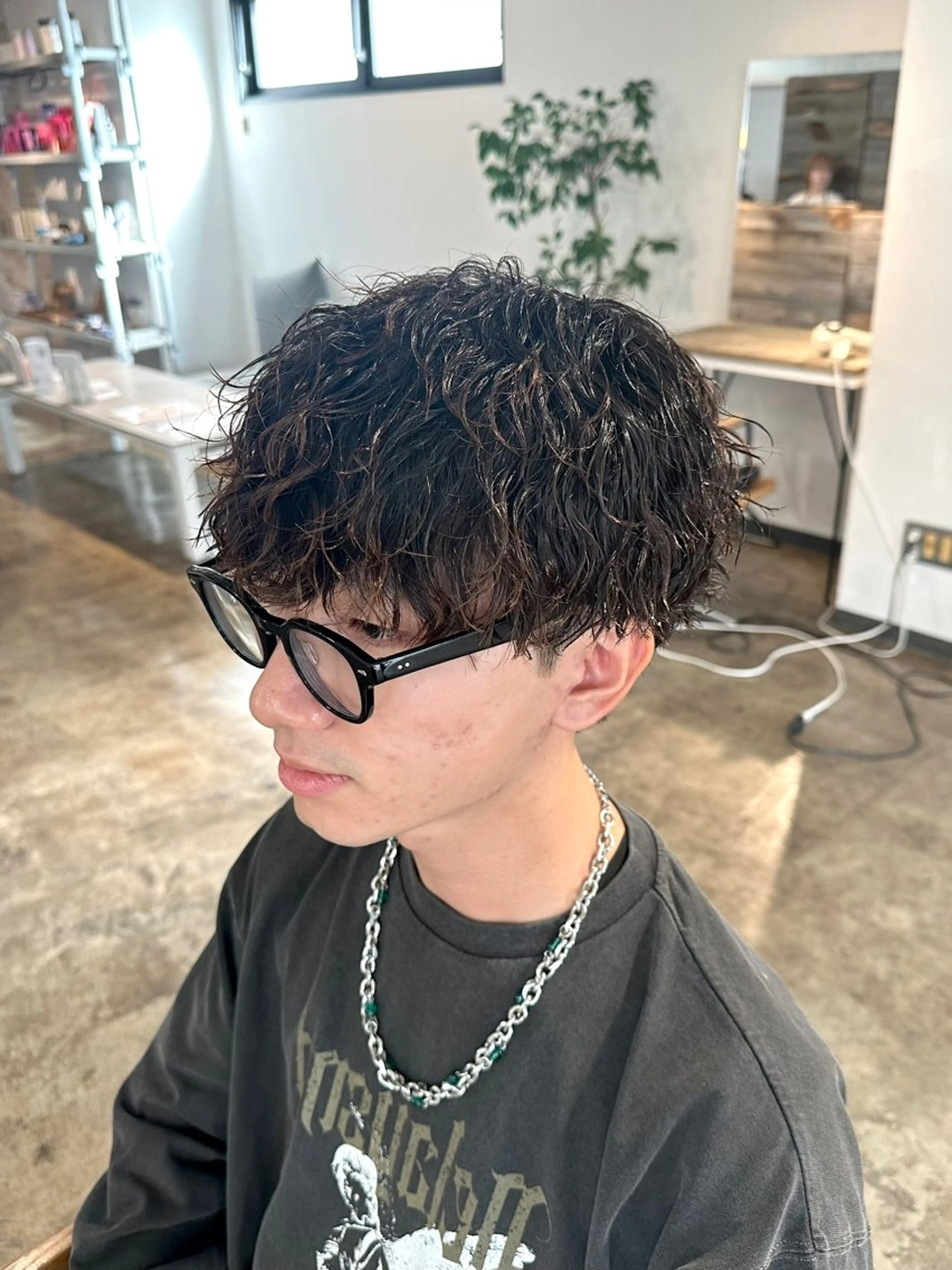 パーマ メンズ メンズパーマ ツイストスパイラルパーマ スパイラルパーマ カット パーマ トリートメント 骨格補正施術/メンズ 専門美容師/YUYAのヘアスタイル