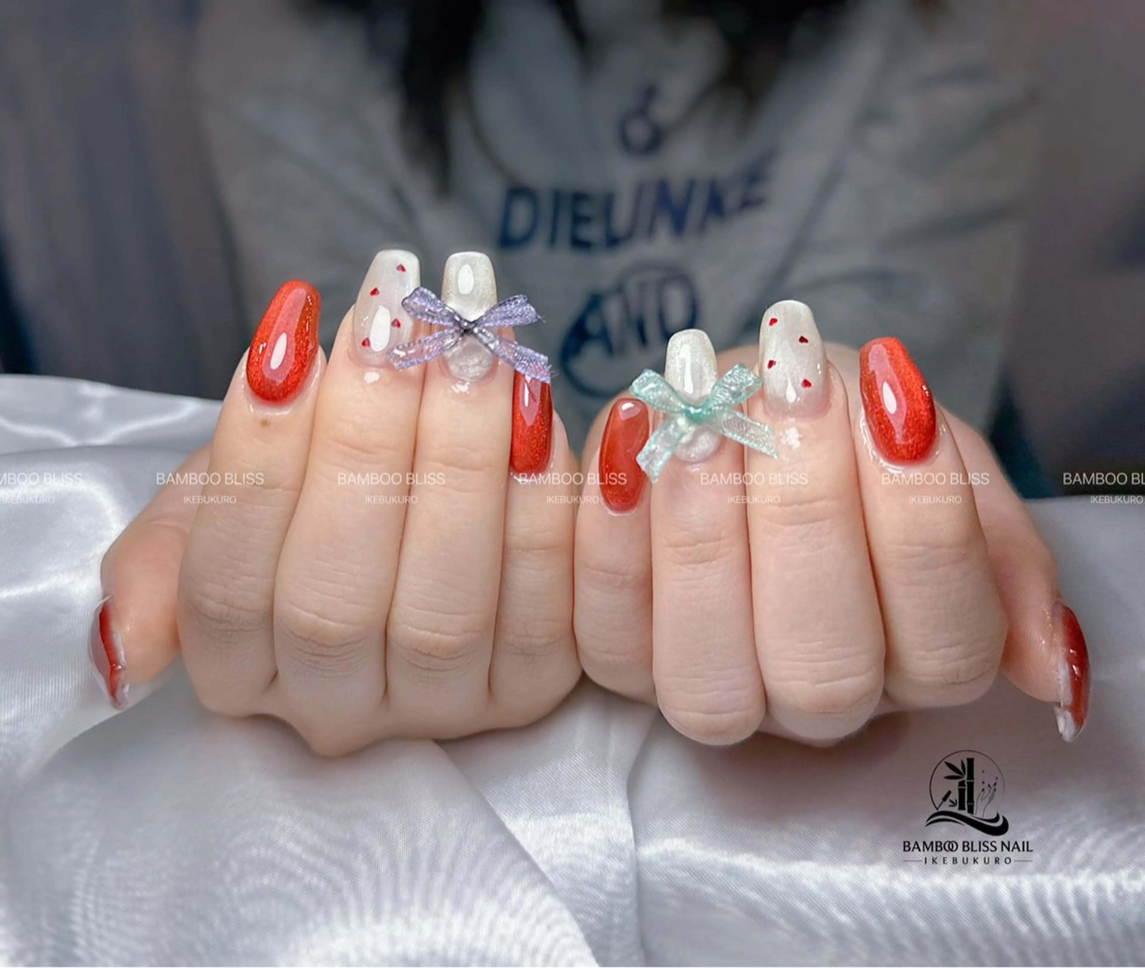 『自爪』ベースやり放題10本、4個パーツ付け90分の写真