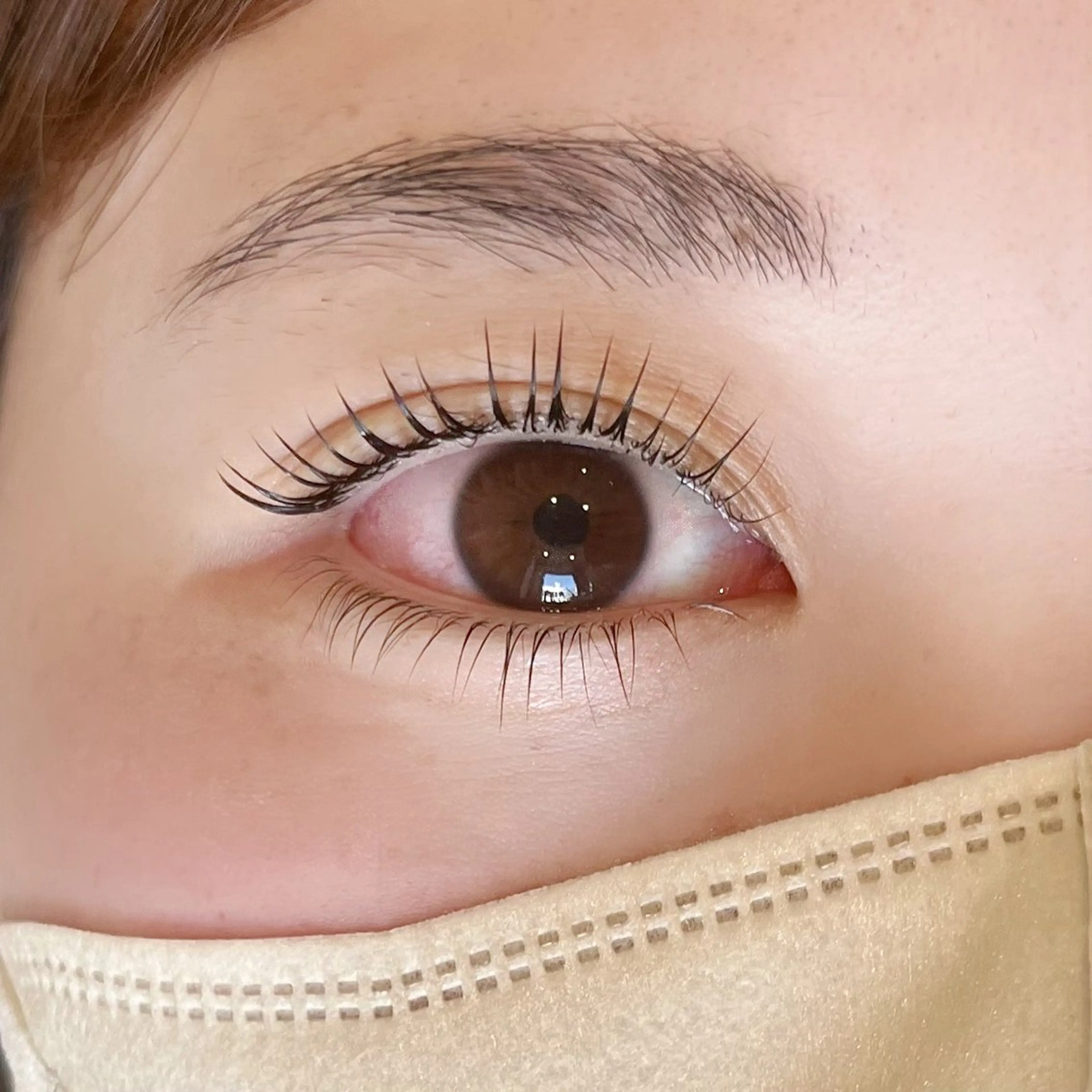 【初回】＼中顔面短縮効果🩷1.5倍目が大きく見える👀／上下パーマの写真