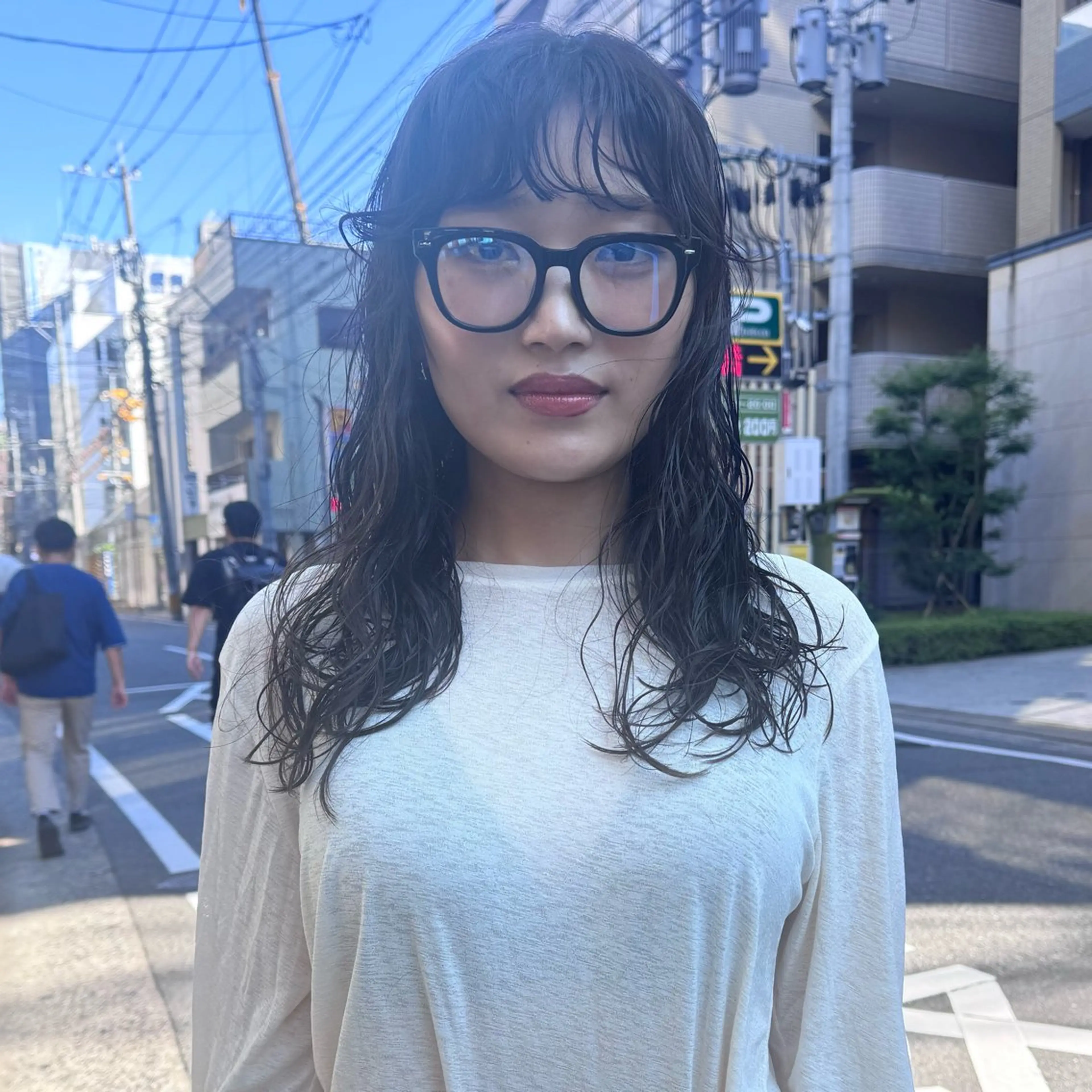 ロング パーマ カット パーマ トリートメント Lilu しずくのヘアスタイル