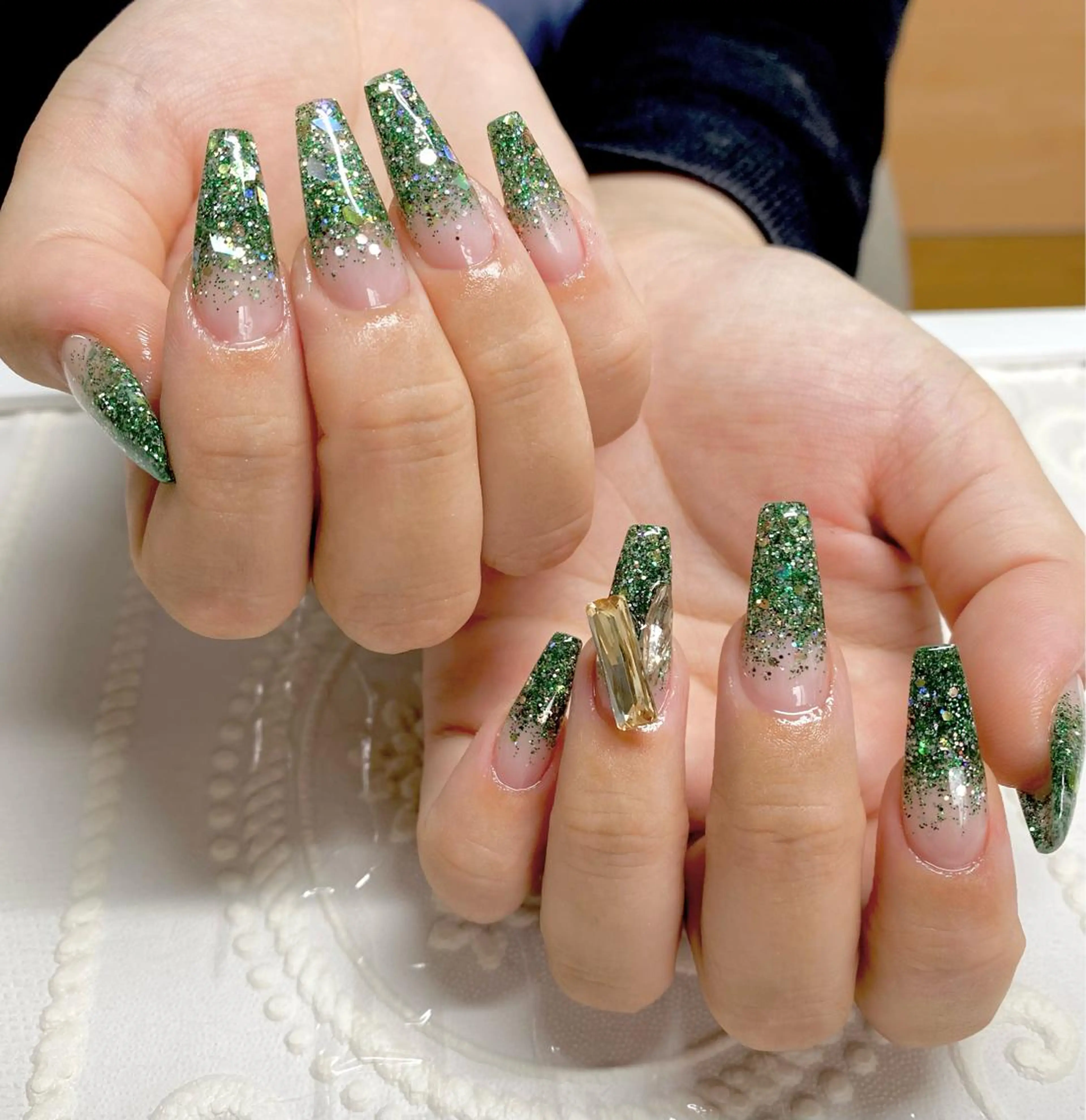 ロング ネイル ハンドネイル lune nail_2017のその他イメージ