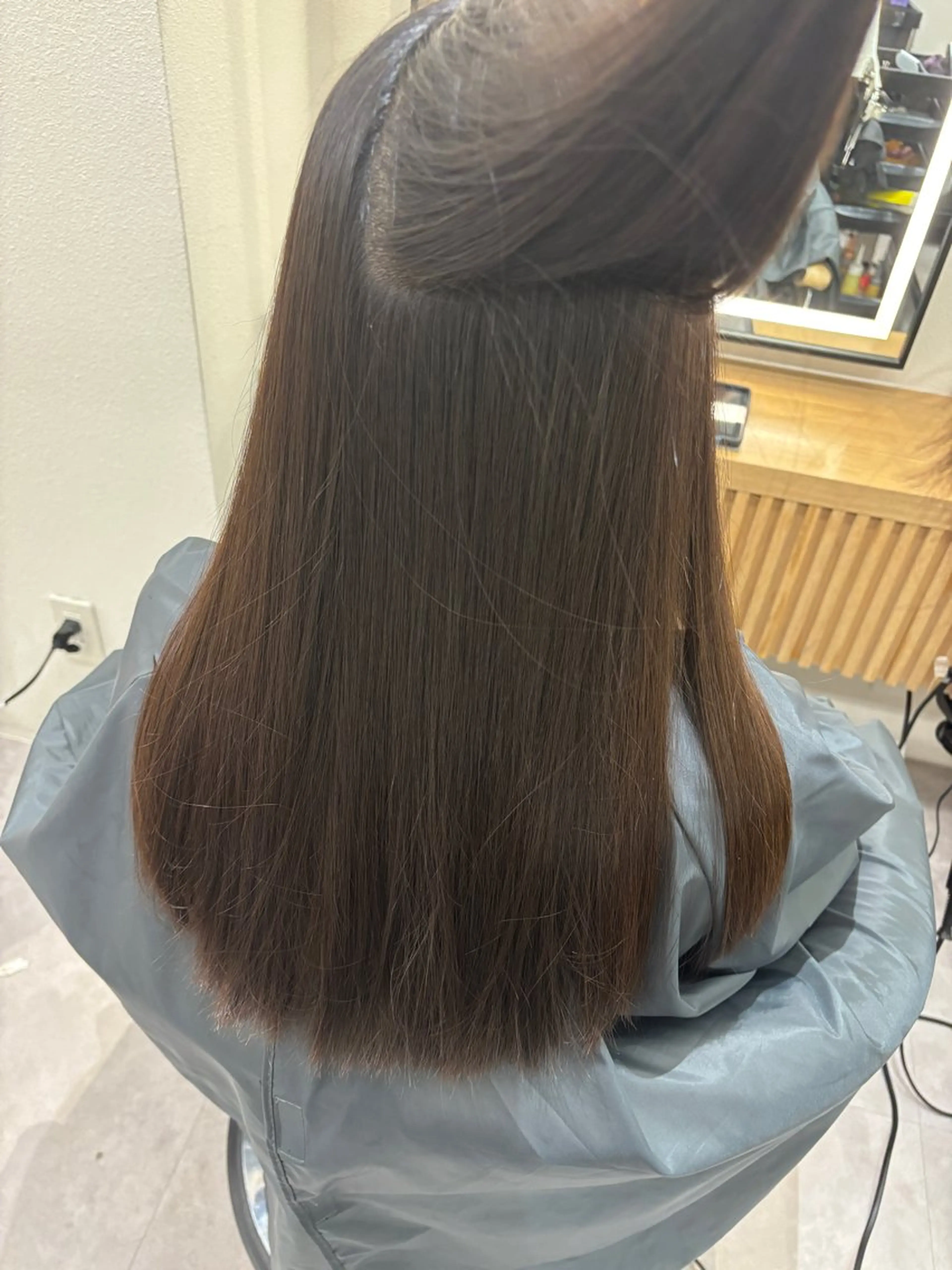 ロング カラー 髪質改善 カット ヘアカラー 縮毛矯正 美髪矯正🫧/ 吉田こうすけのヘアスタイル