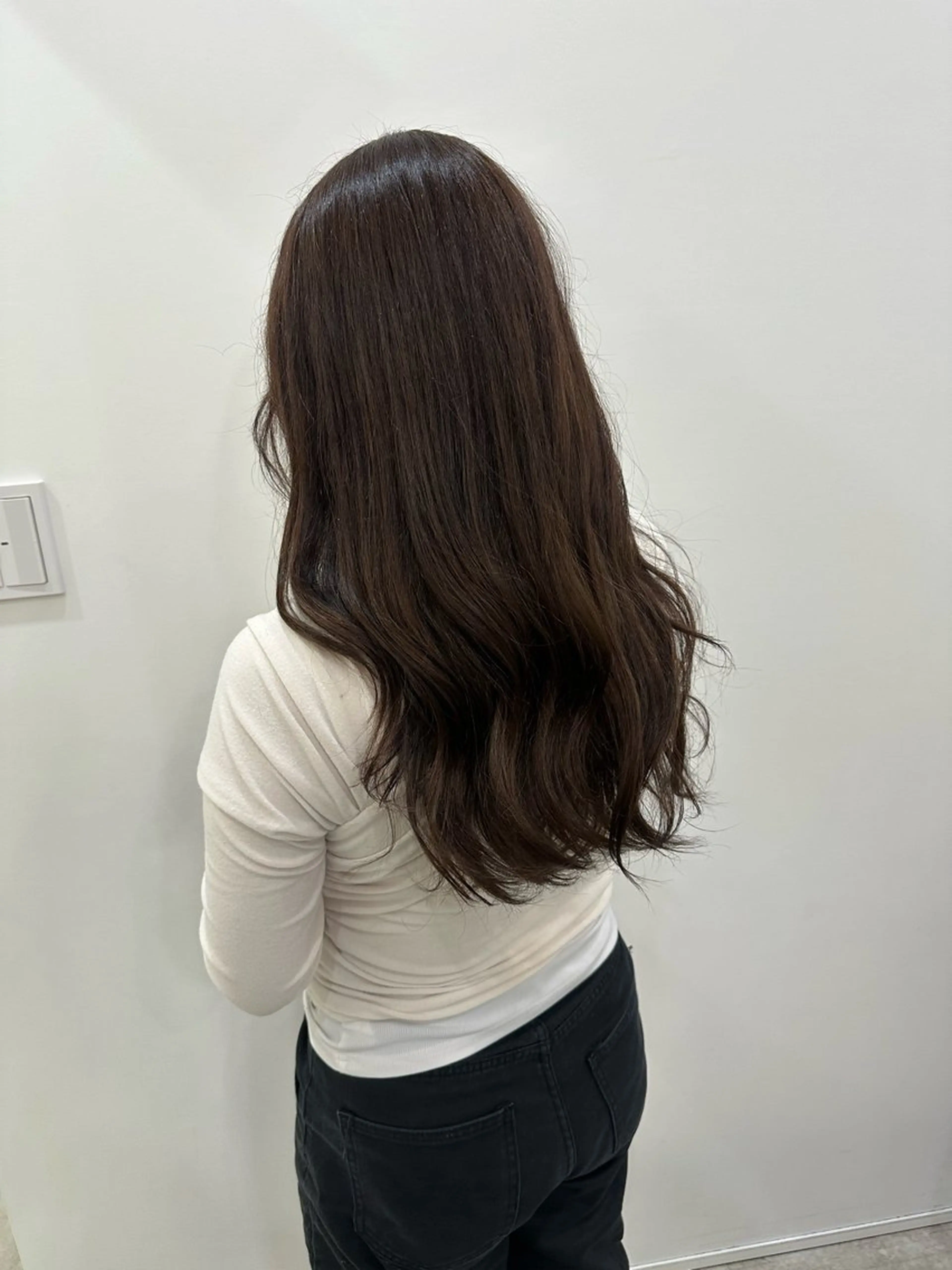 ロング カラー カット ヘアカラー レイヤー/ナチュラル 💐nao.のヘアスタイル