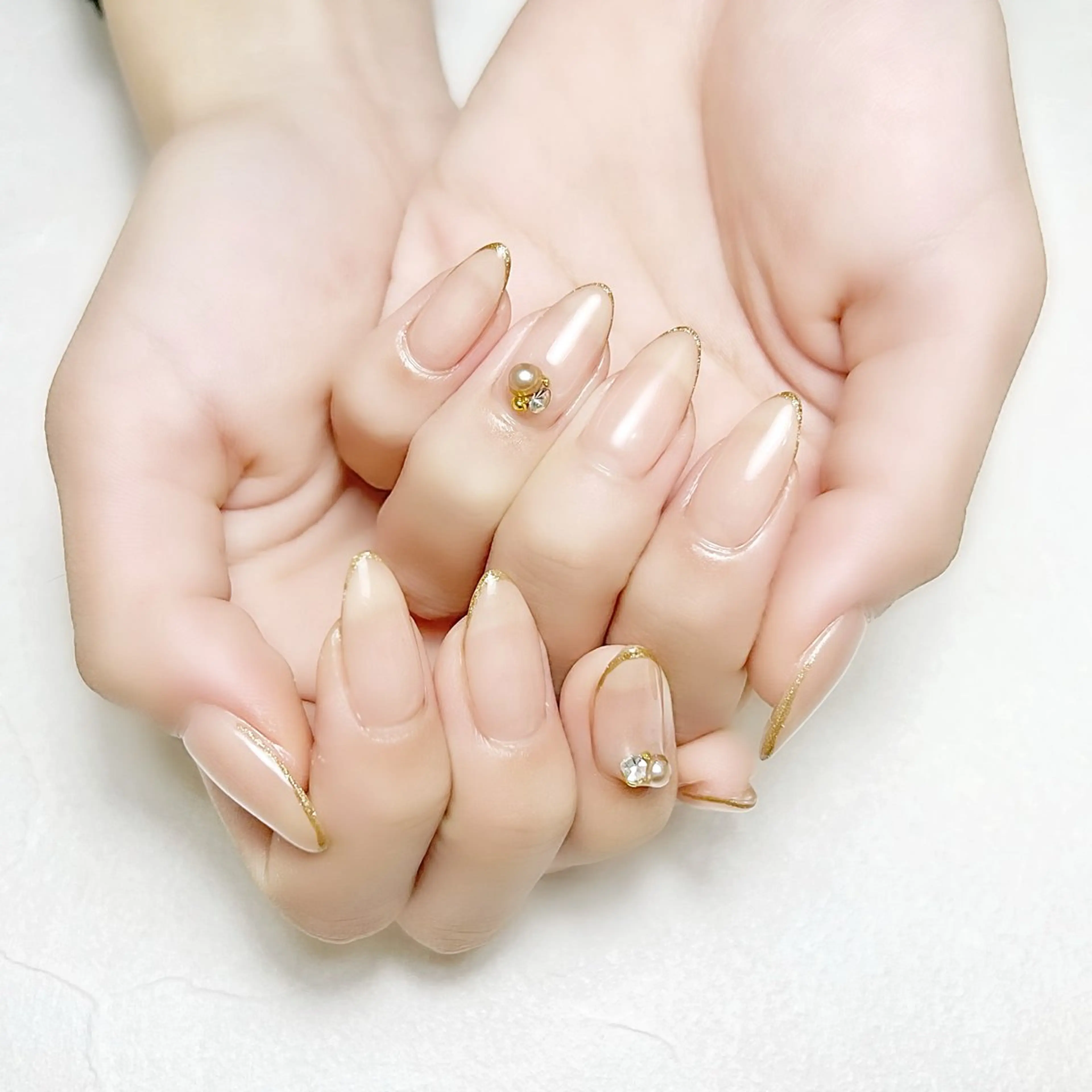 ネイル アートネイル ラメ(グリッター) オフィスネイル ワンカラーネイル rouse nail RISATOのネイルデザイン