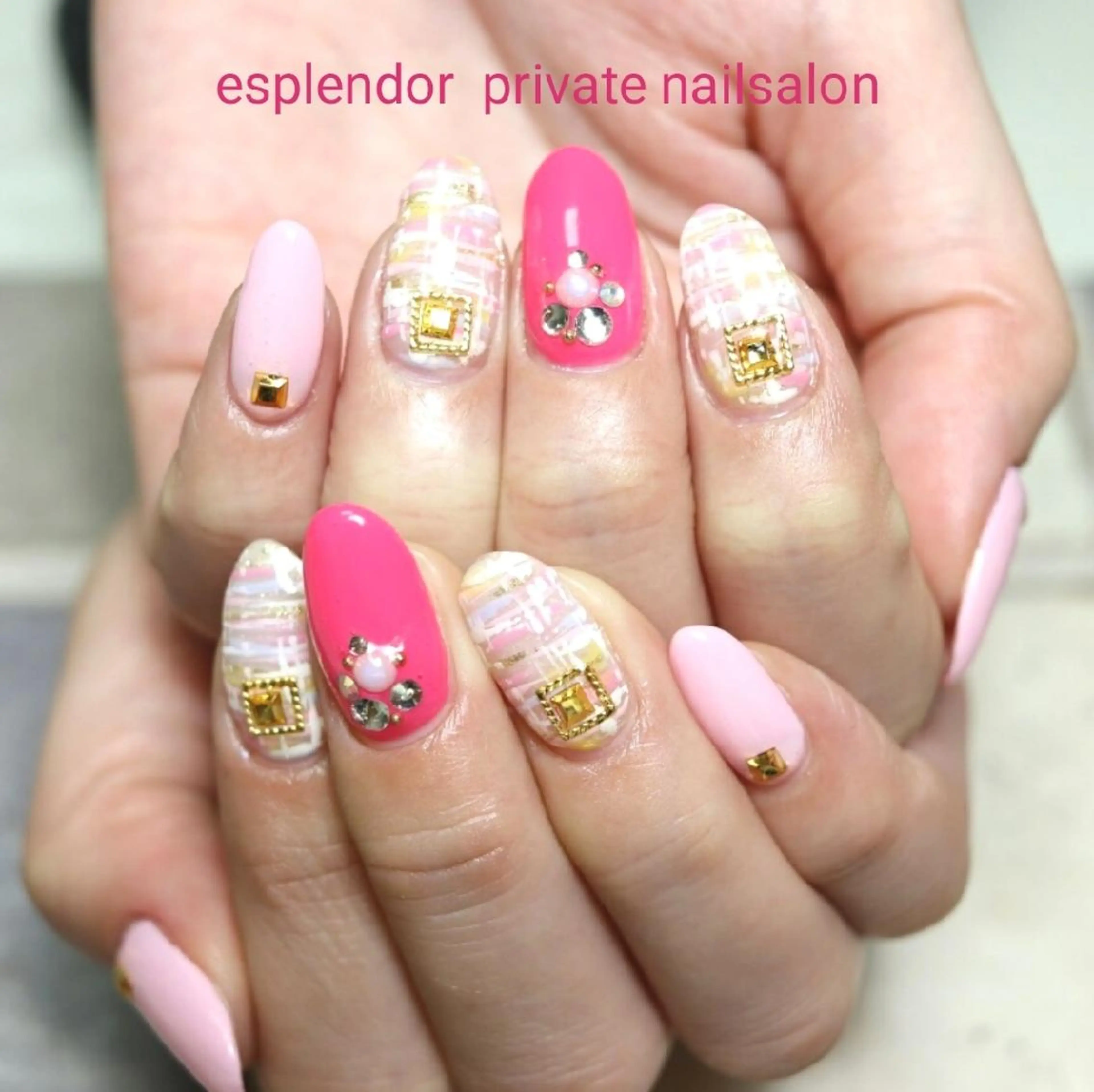 ネイル パステルネイル ピンク esplendor  エスプレンドル所属・esplendor  エスプレンドルのネイルデザイン