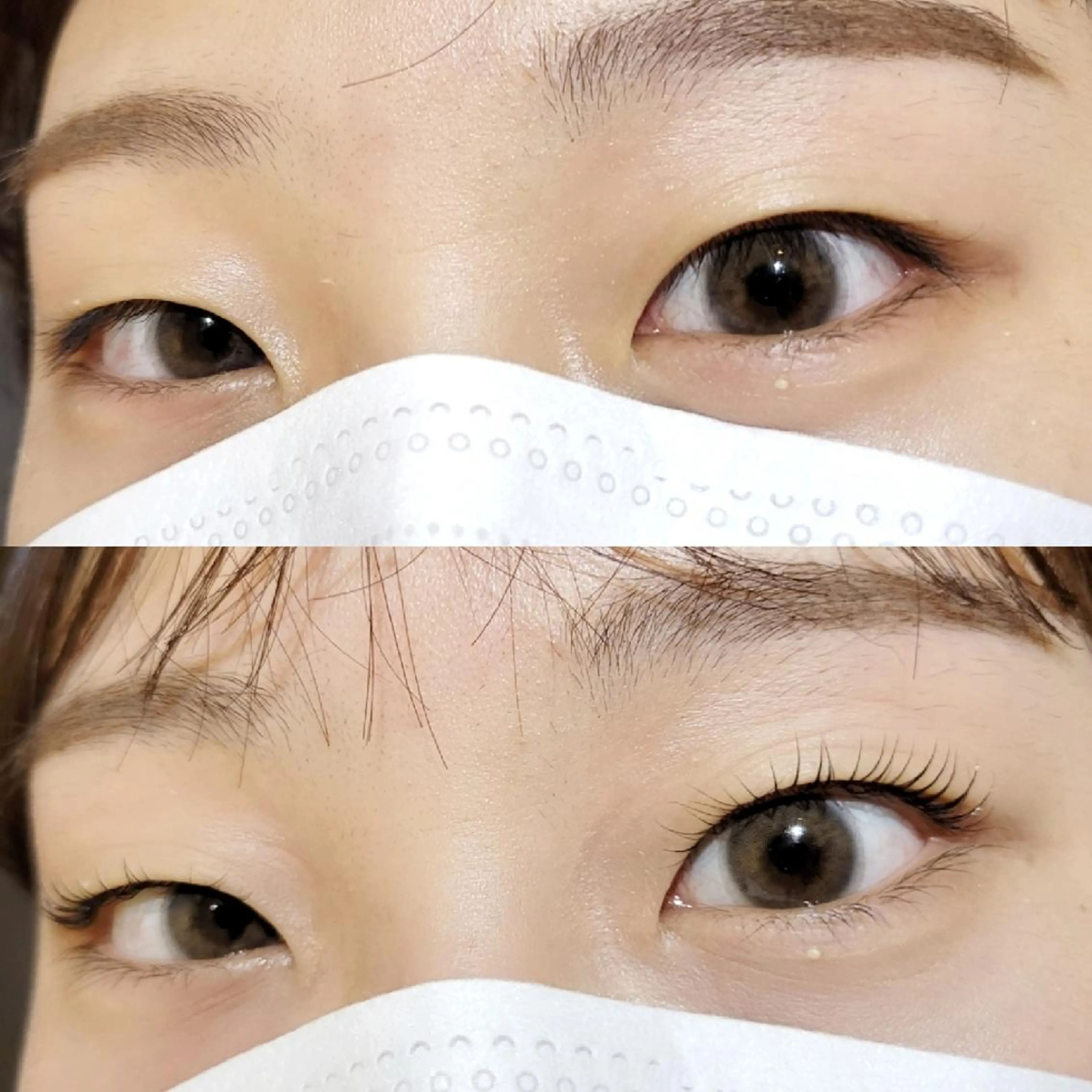 マツエク・マツパ まつげパーマ 一重×まつ毛パーマ 💜bora .のネイルデザイン