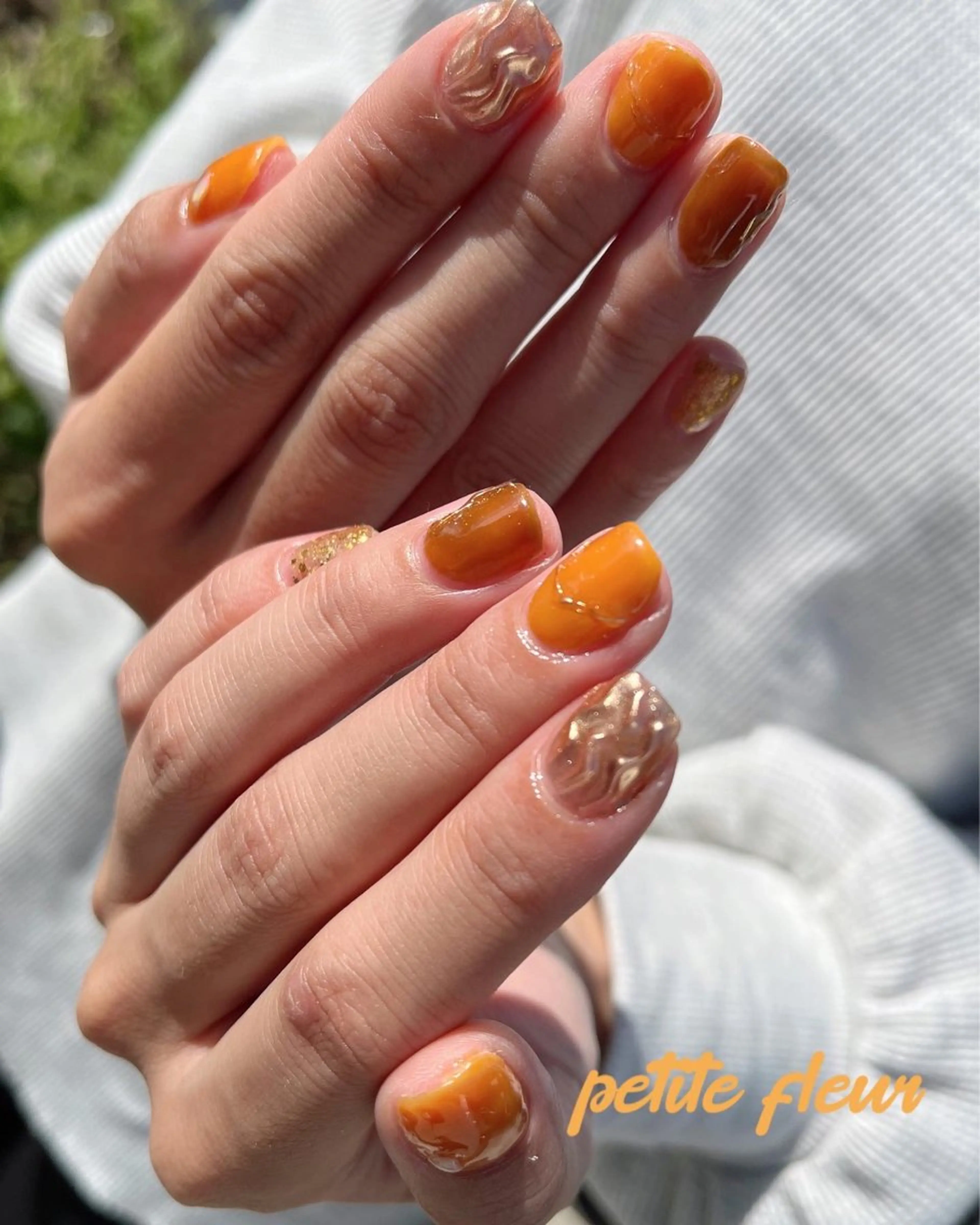 ネイル ハンドネイル ビューティーサロン プチフルールのネイルデザイン