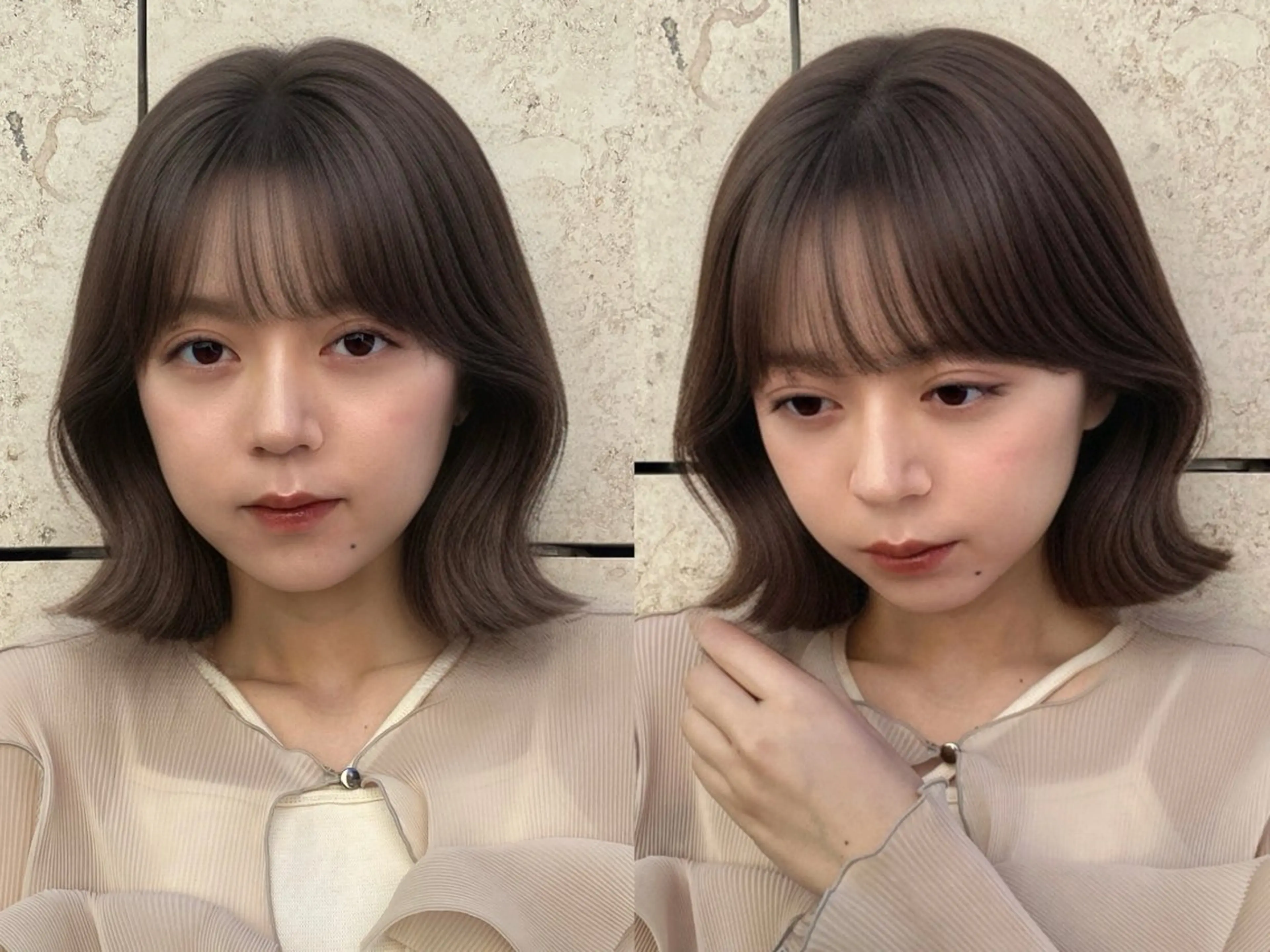 カラー COALL nex the salon所属・Riria✨ 透明感カラーのヘアスタイル