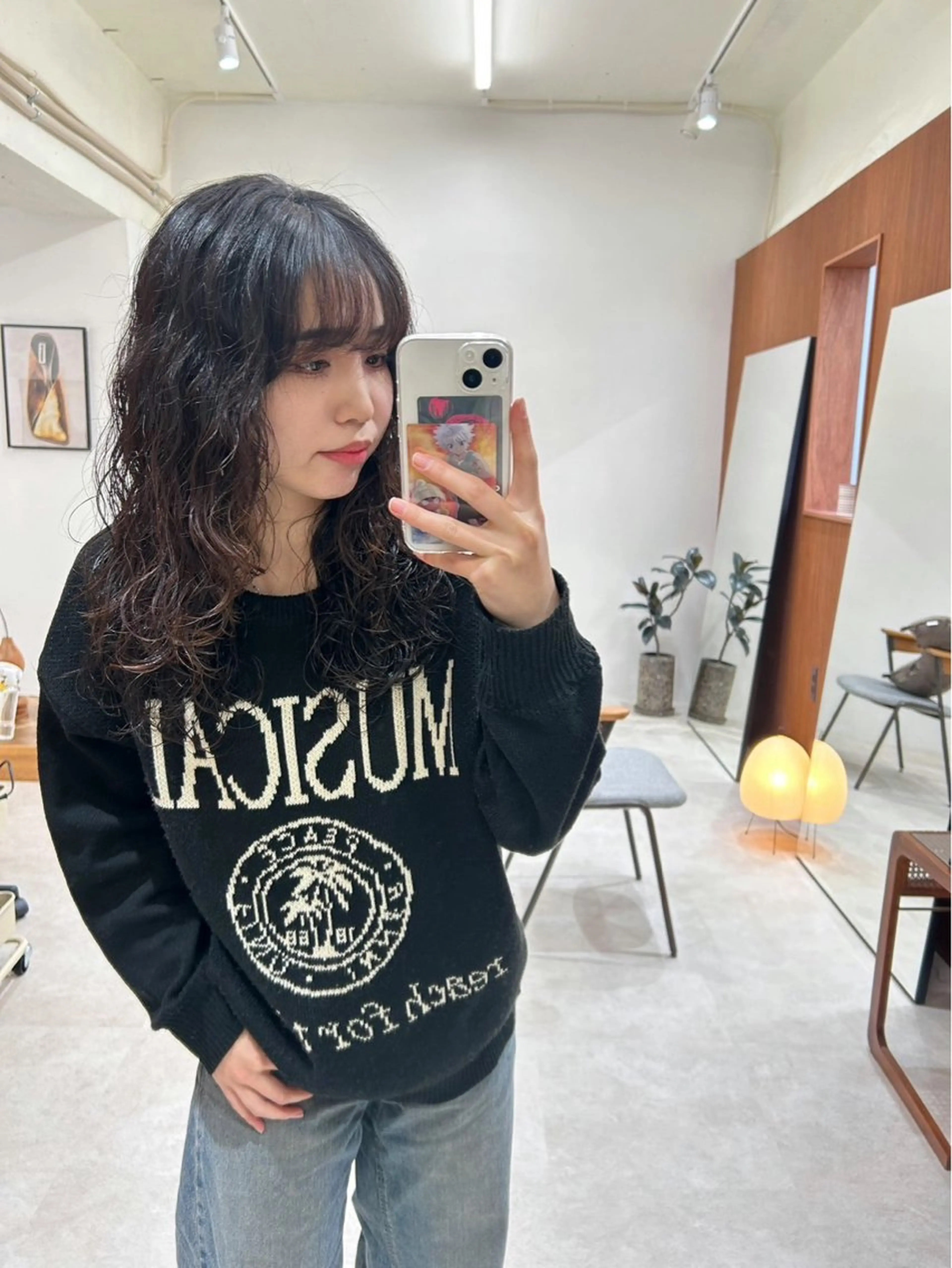 ロング パーマ 山村 沙耶香のマツエク・マツパデザイン