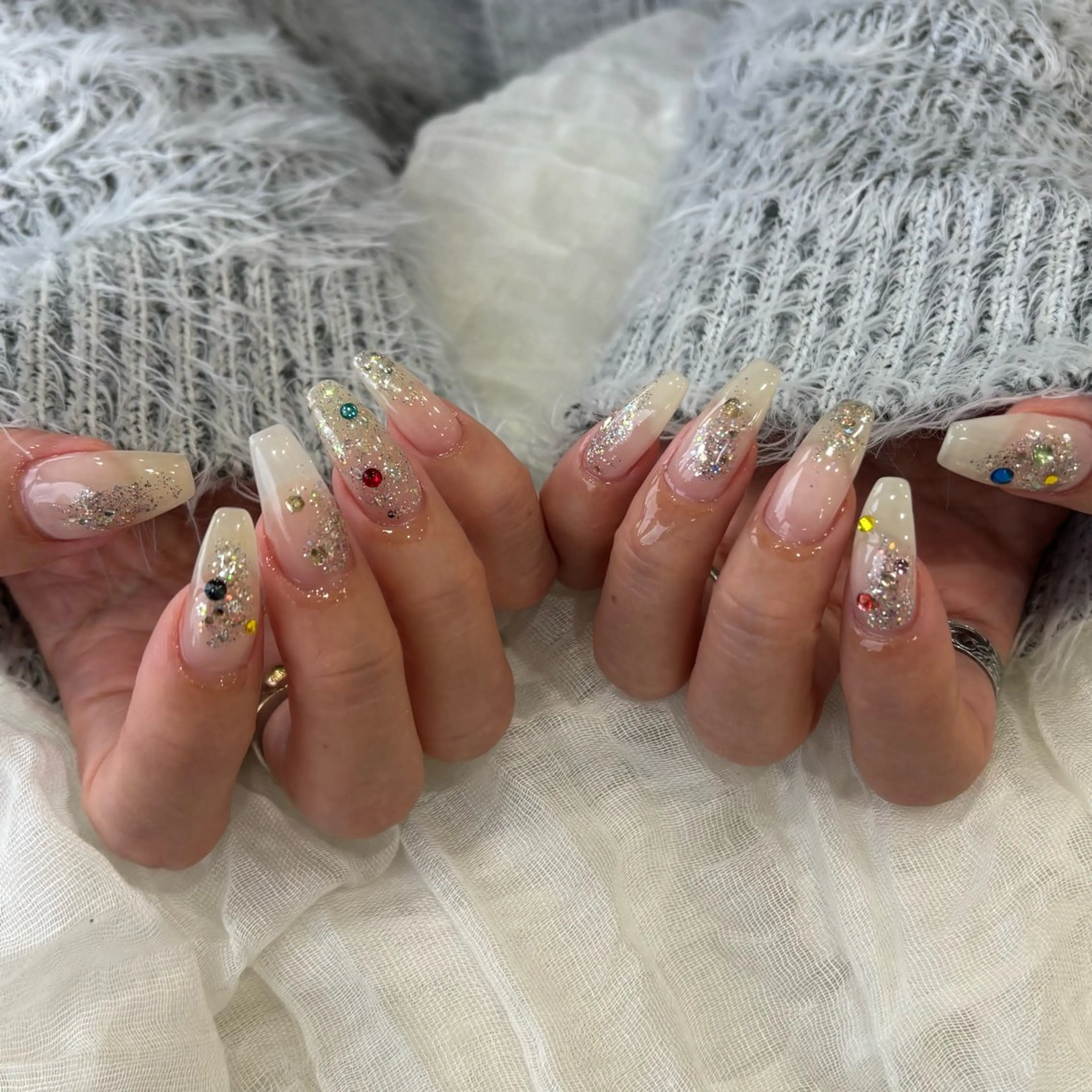 ネイル キラキラネイル Allure kanaのネイルデザイン