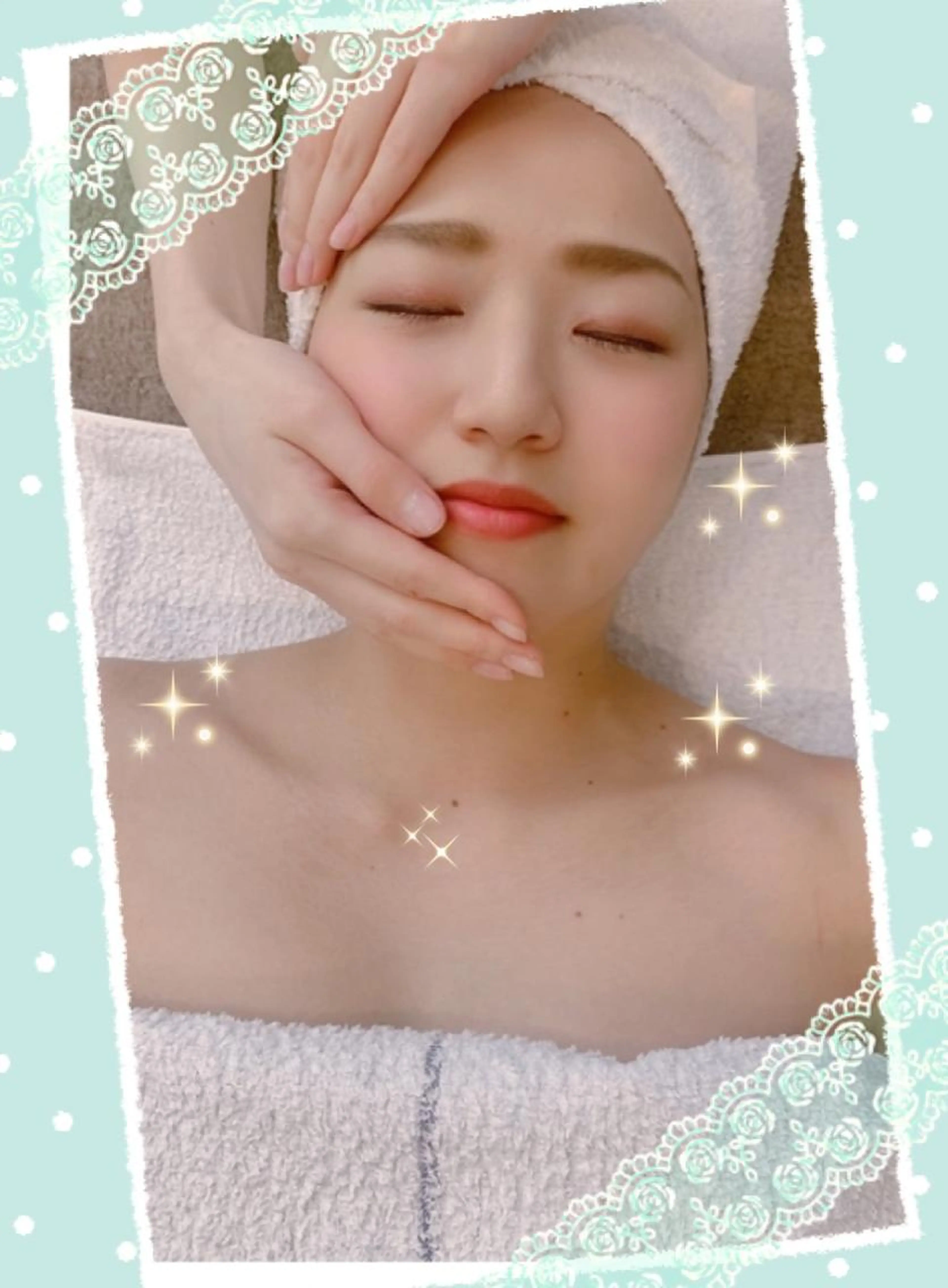 ✨お肌診断＆フェイシャルエステ（顔・首）潤いたっぷり保湿マスク✨ツヤツヤ美白✨ミニモ限定特別価格♬の写真