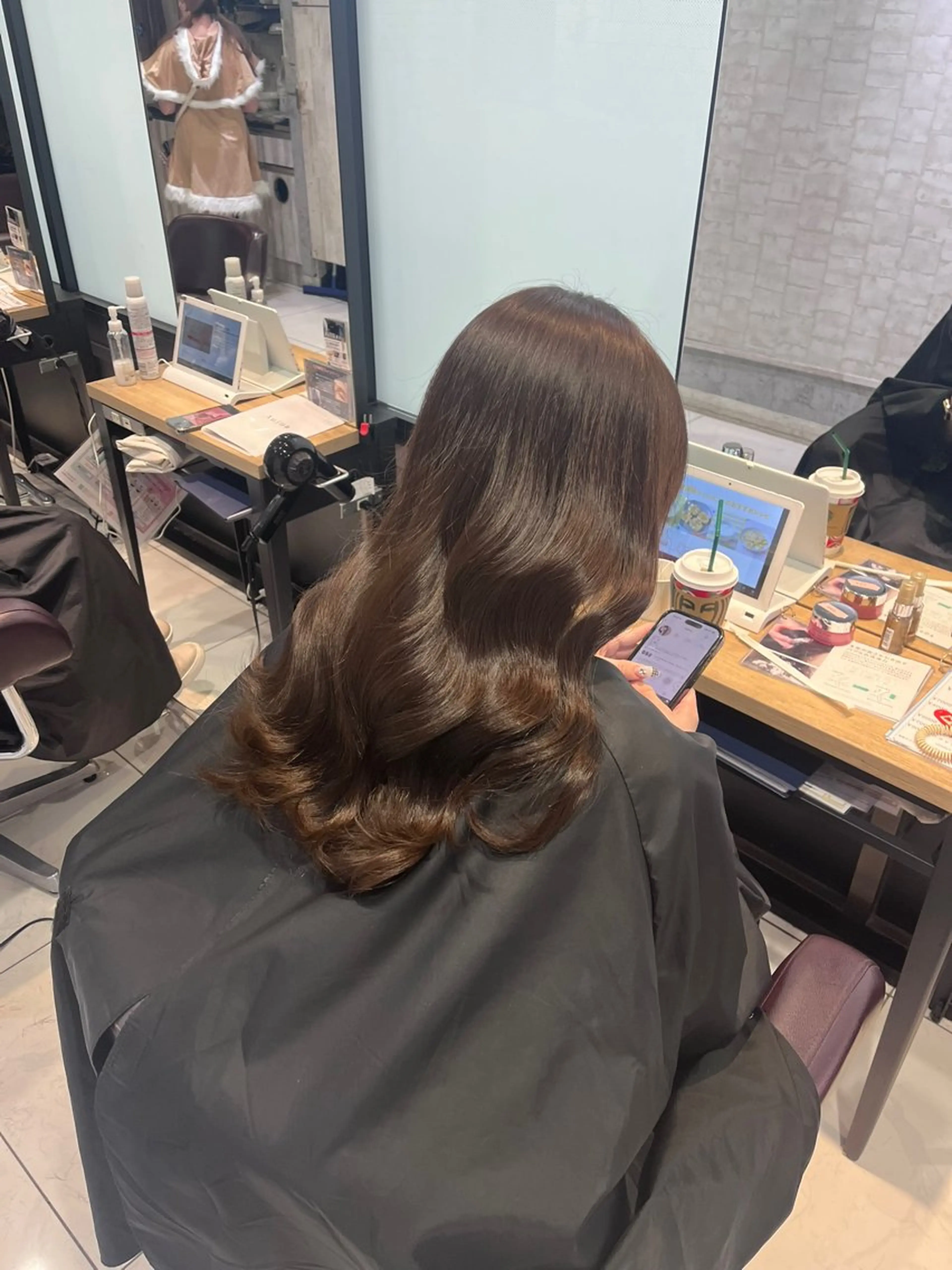 ロング カラー カット ヘアカラー トリートメント 🩰モテ艶girly ヘア🪽彩香‎🪡⟡のヘアスタイル