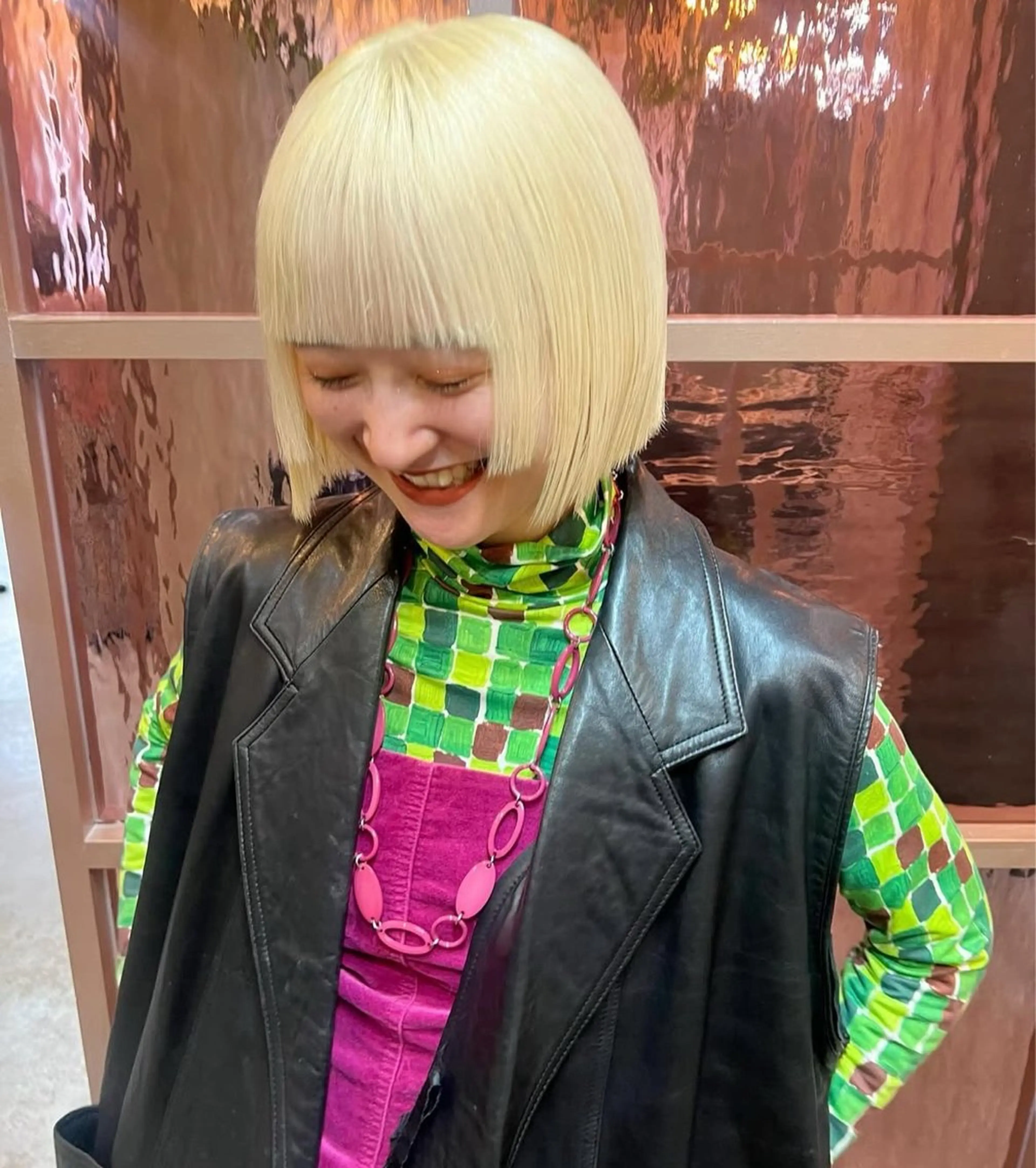 トリプルカラー＋カット＋トリートメント💚の写真