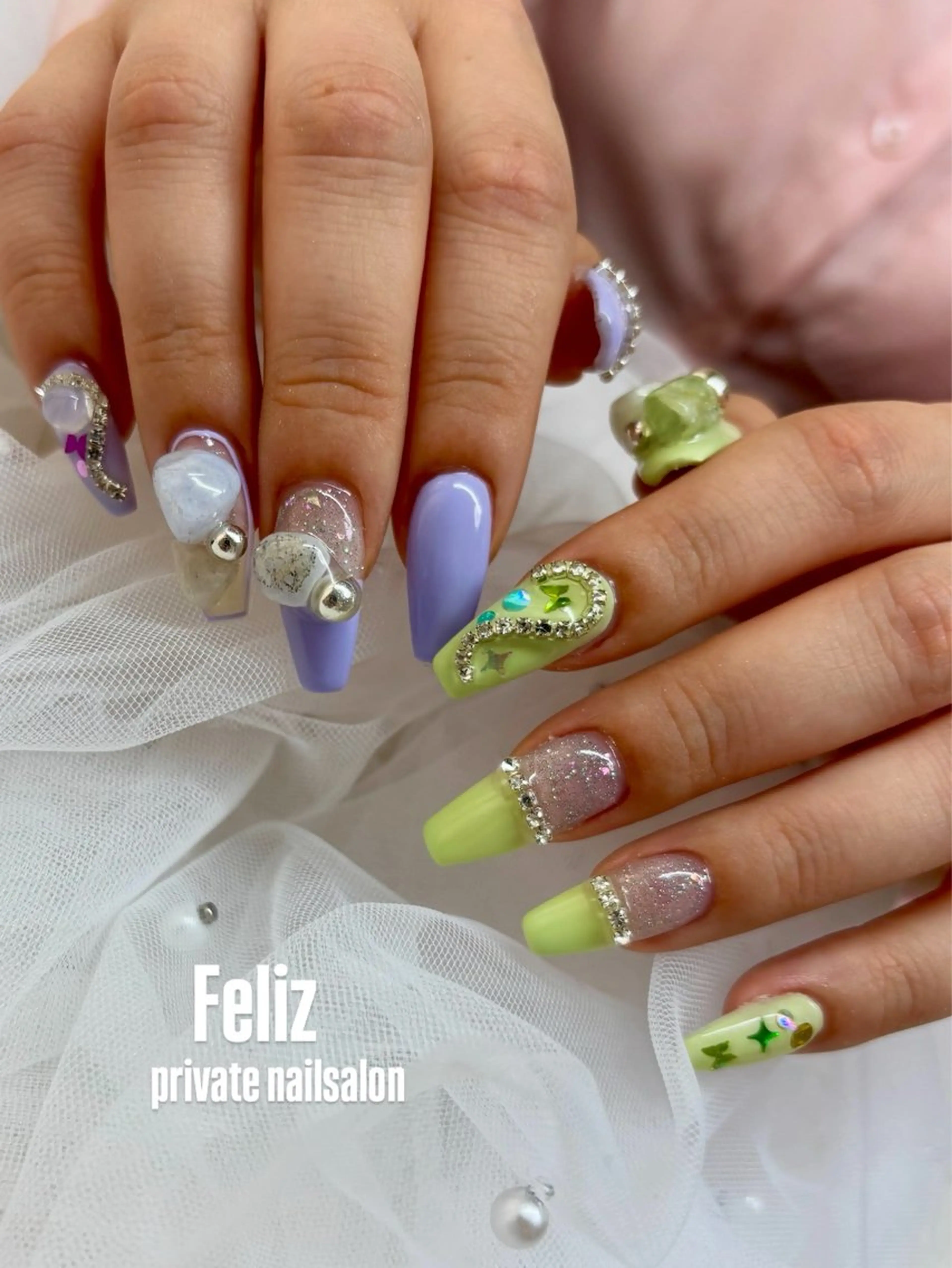 ネイル ハンドネイル ハンドケア Feliz所属・Feliz 楽しいネイルサロンのネイルデザイン