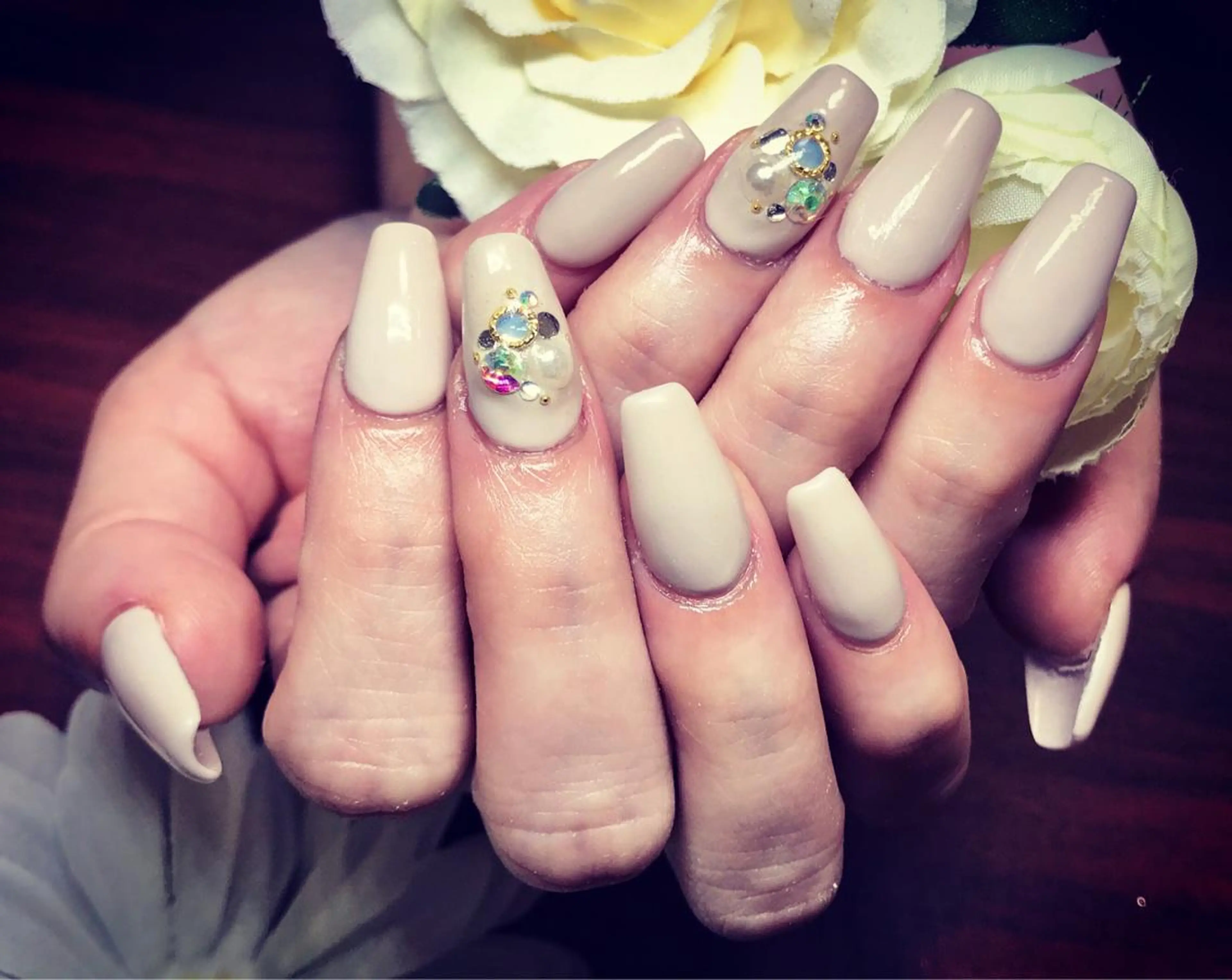 ネイル シンプルネイル スクエアネイル NAIL salon ACEのネイルデザイン