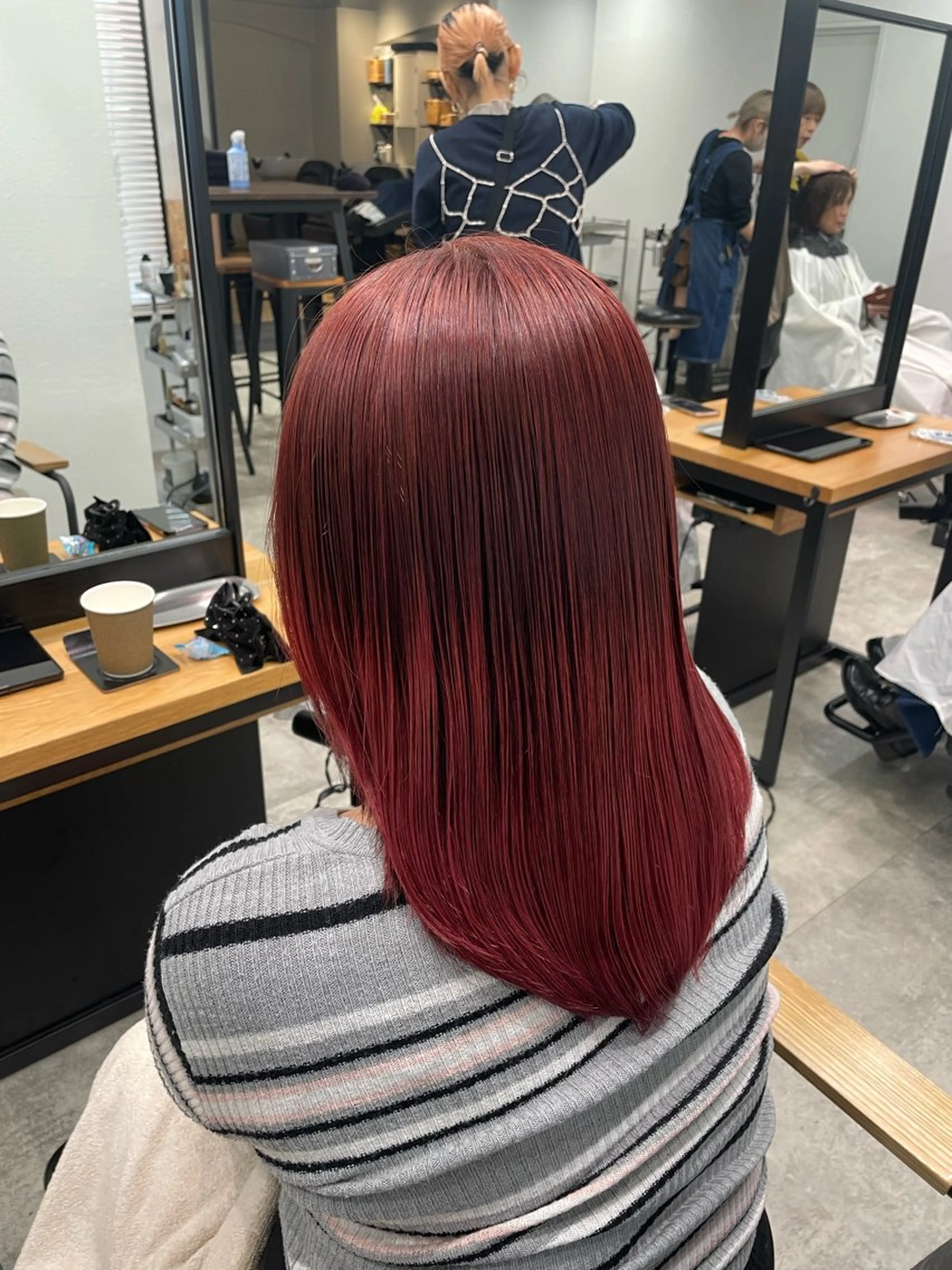 セミロング カラー ヘアカラー 暖色カラー🍒‎🤍 陽花のその他イメージ