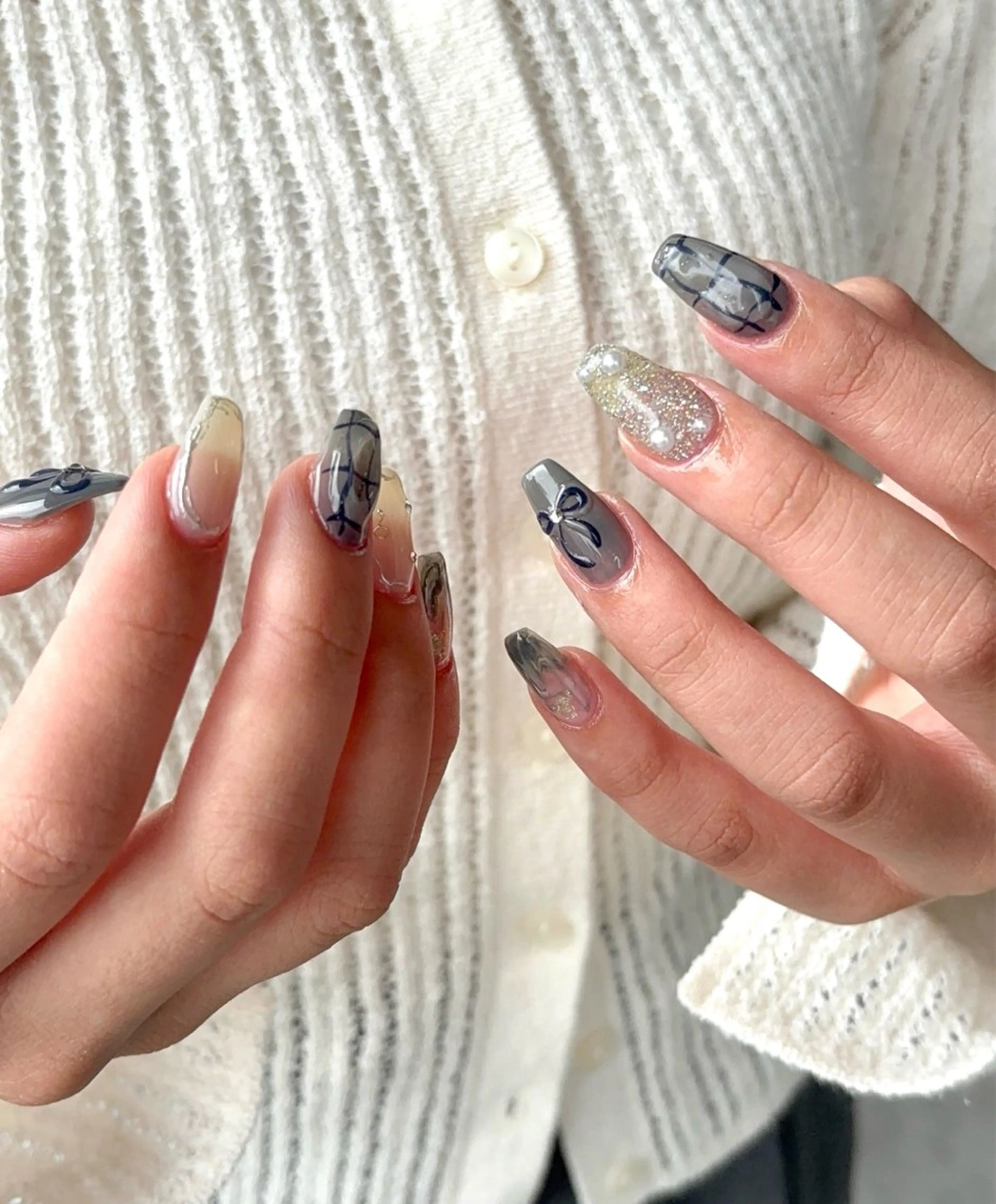 ネイル ハンドネイル nonno. icaのネイルデザイン