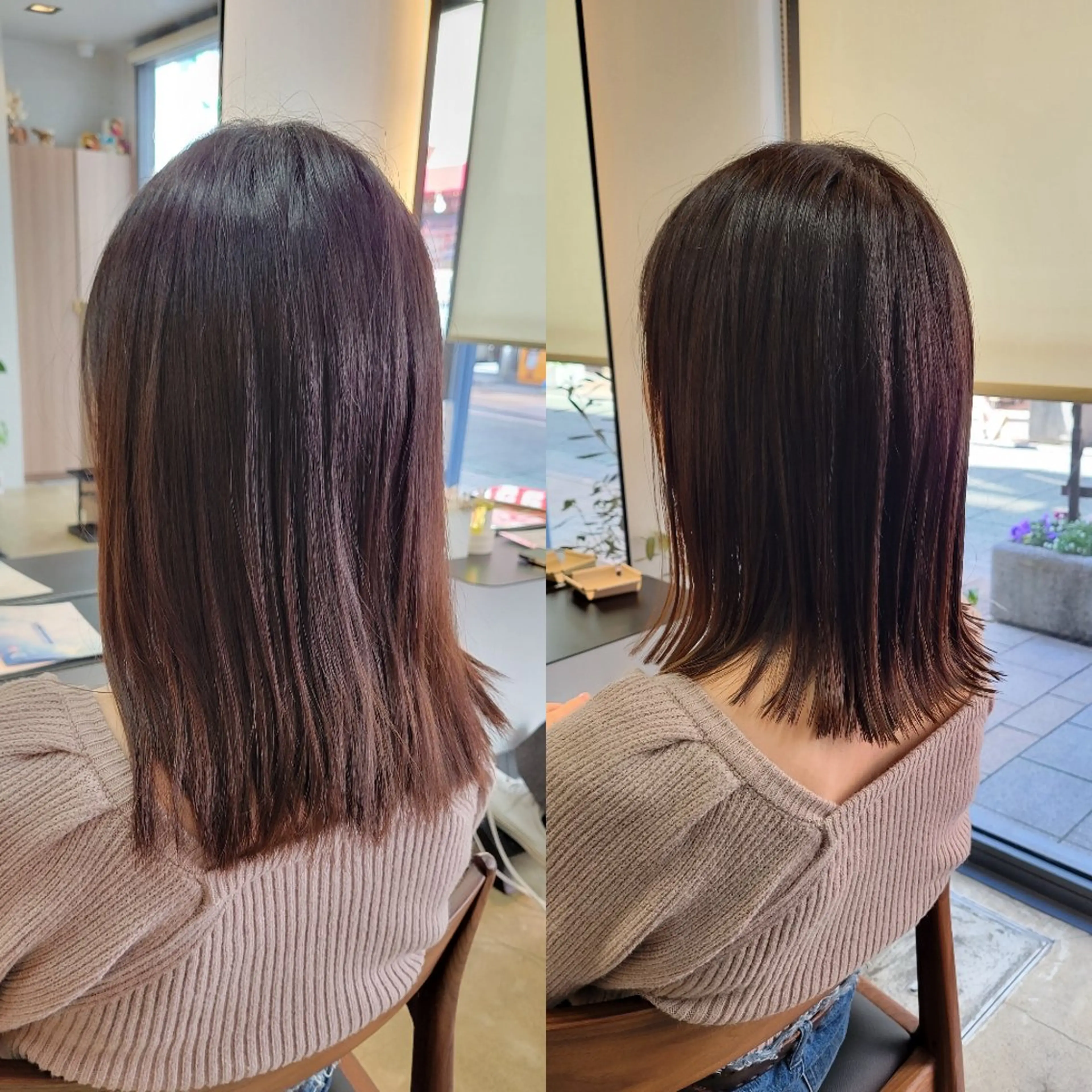 ミディアム ボブ カット stoke TOKYO所属・野村 果音(カノン)のヘアスタイル