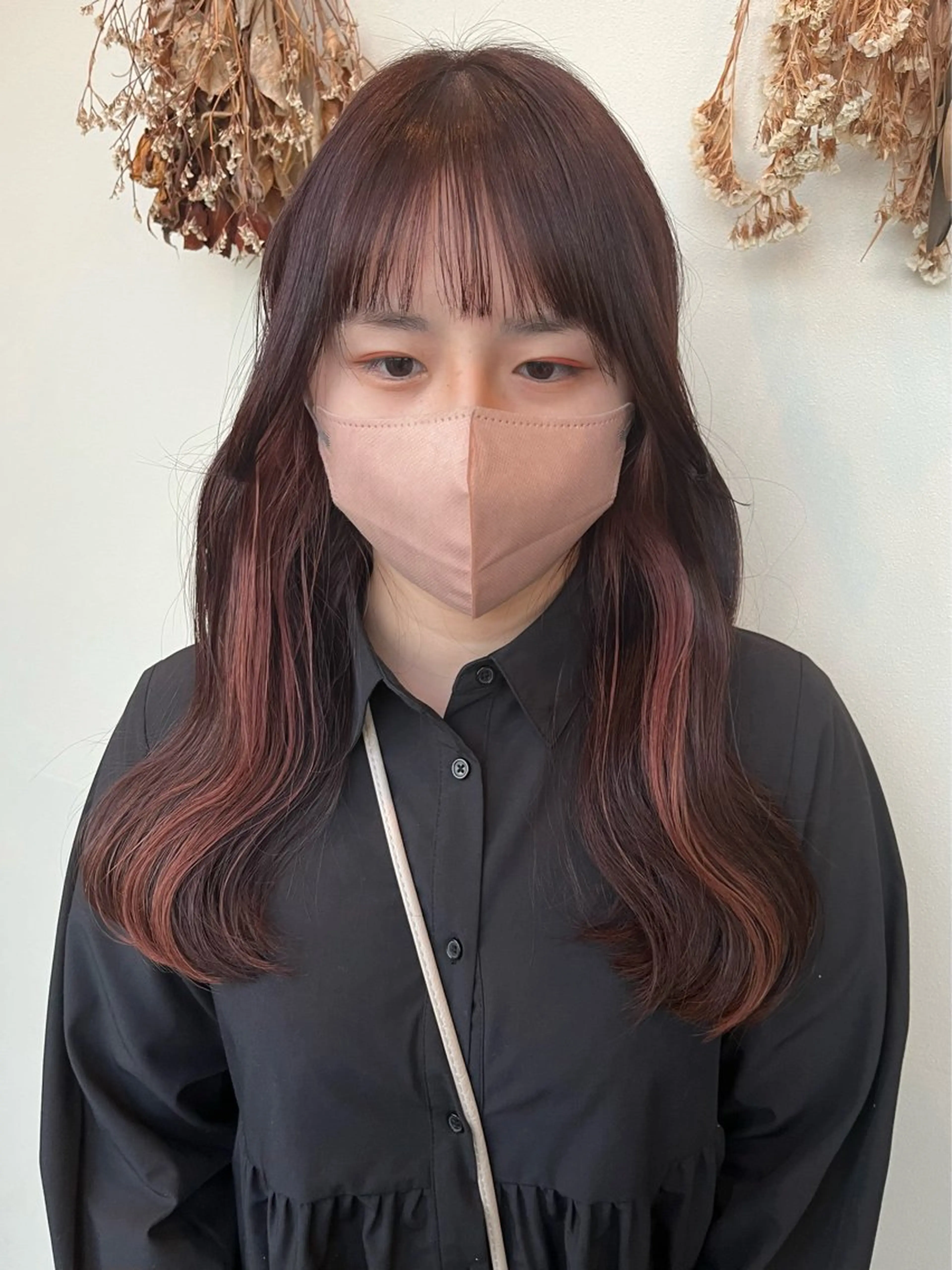 カラー ピンクカラー 杉本 舞のヘアスタイル