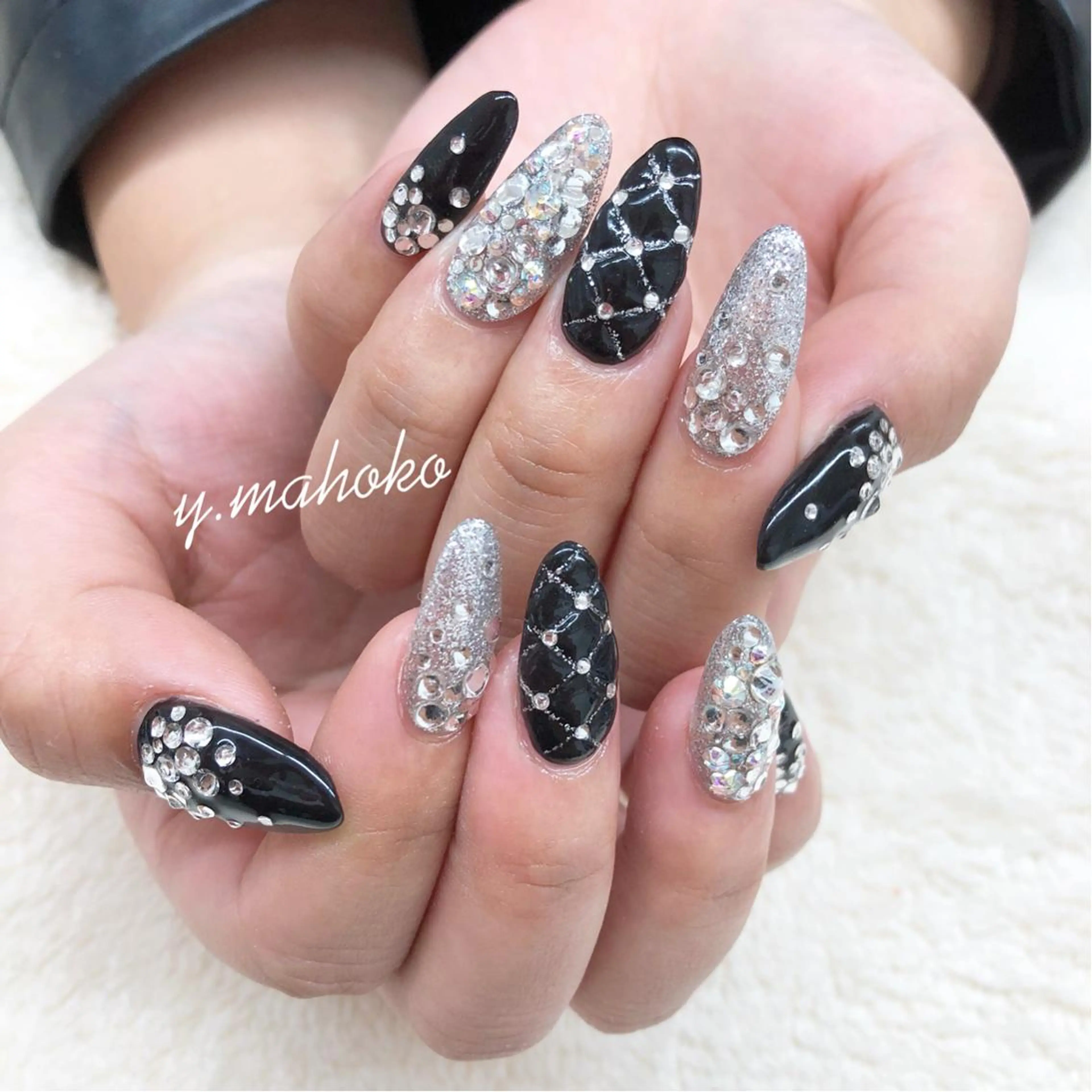 ネイル ハンドネイル She nail studio 原宿所属・パラジェル有/ スカルプ/mahoのネイルデザイン