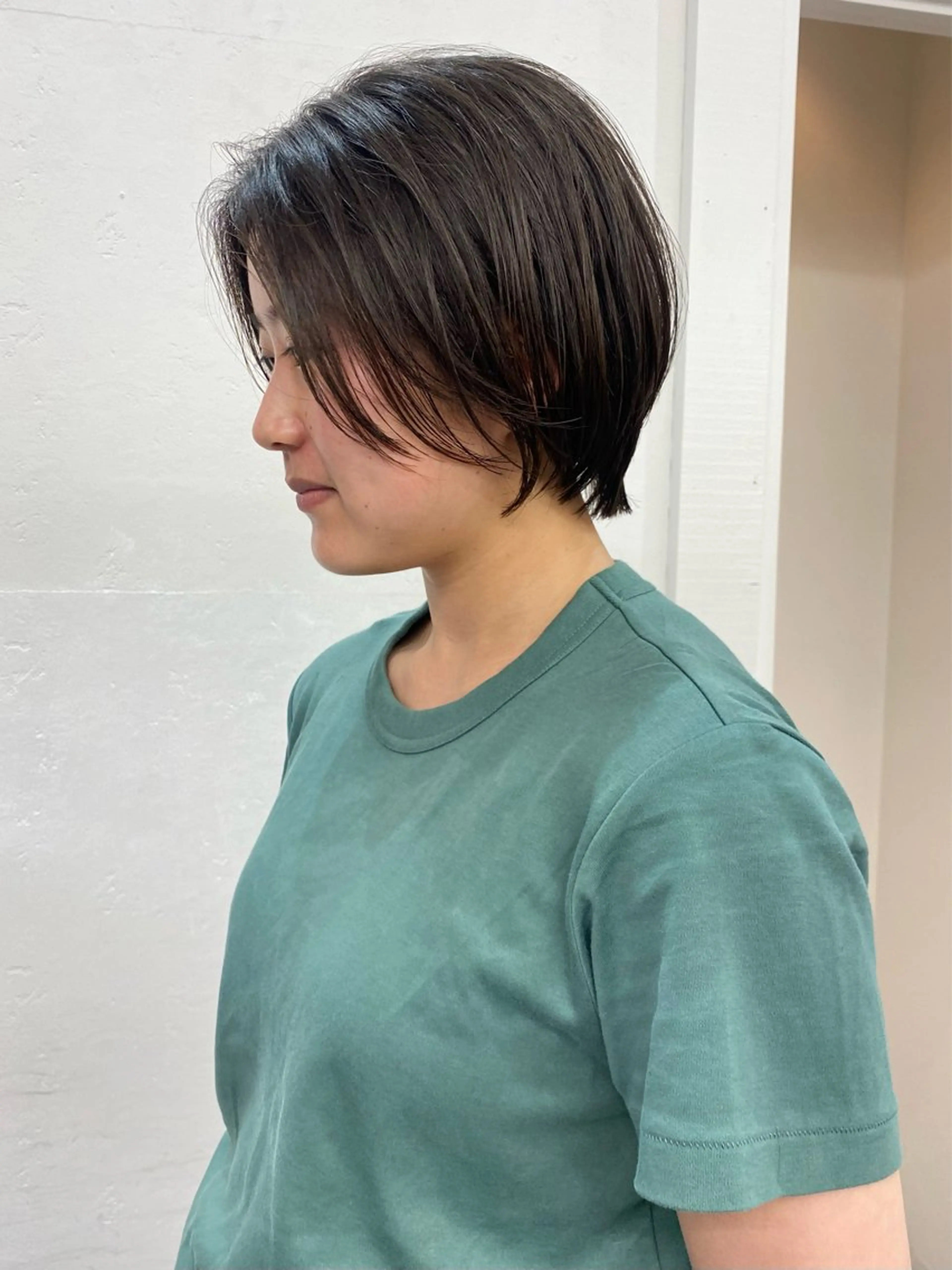 ショート レイヤーボブ/ 艶カラー/サナ🌼のヘアスタイル