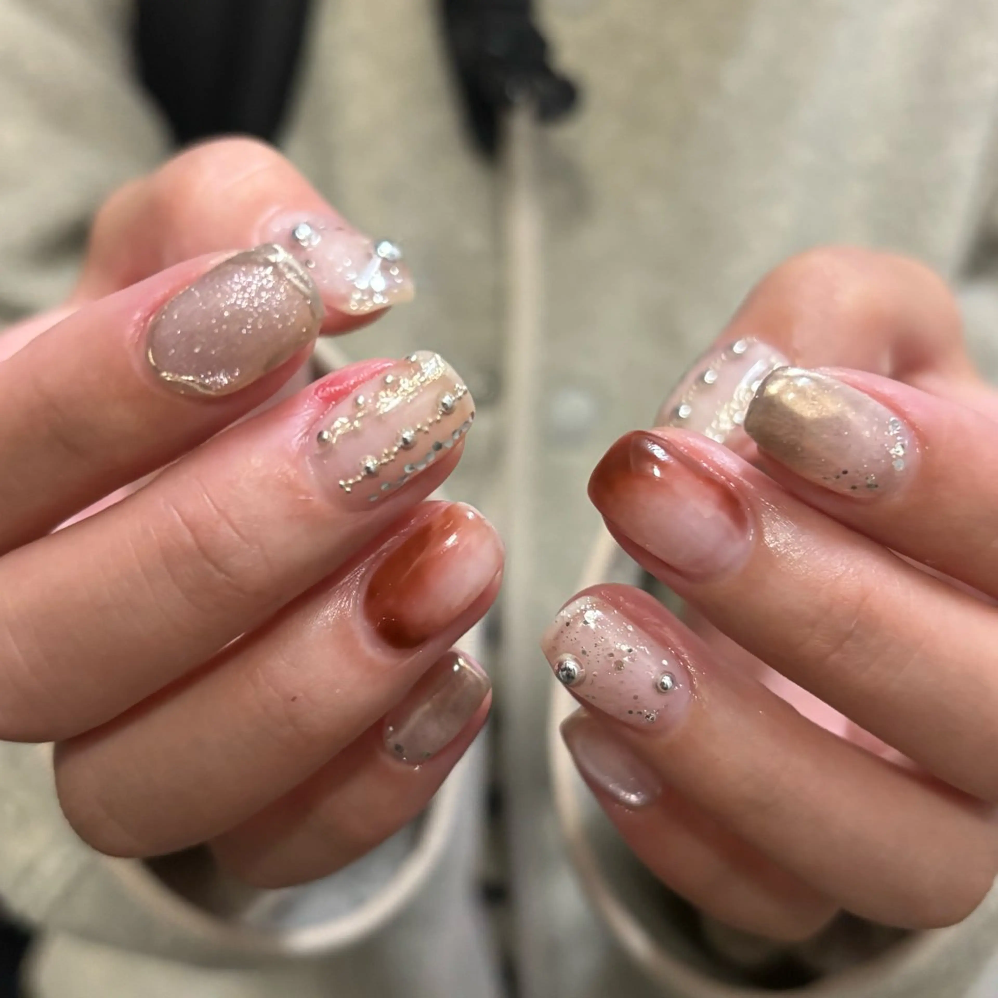 ネイル ハンドネイル カメレオン京橋🌻 草葉由佳のネイルデザイン