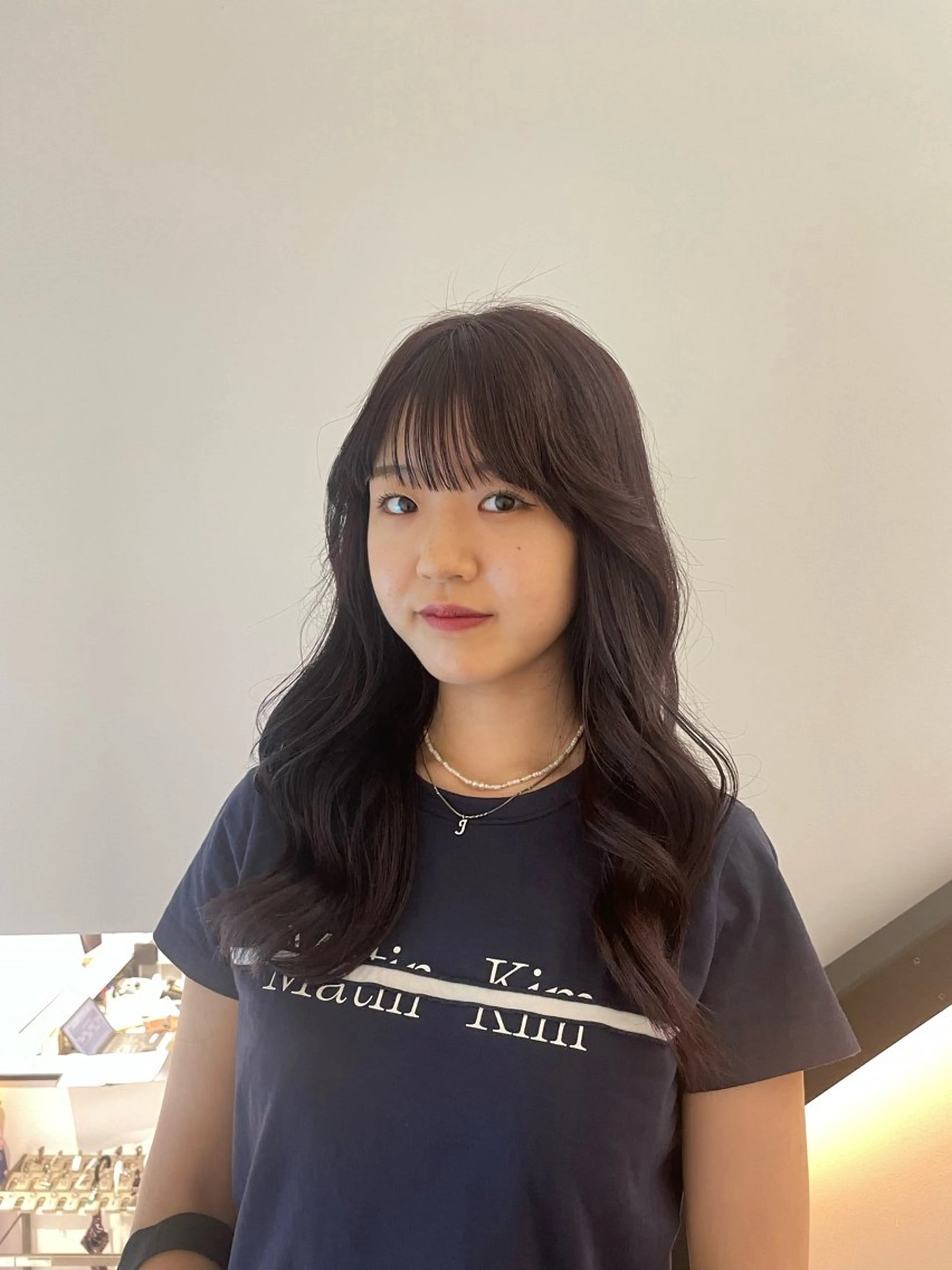 ロング カラー カット ヘアカラー 🌟暖色系ハイトーン 🌟AIのヘアスタイル