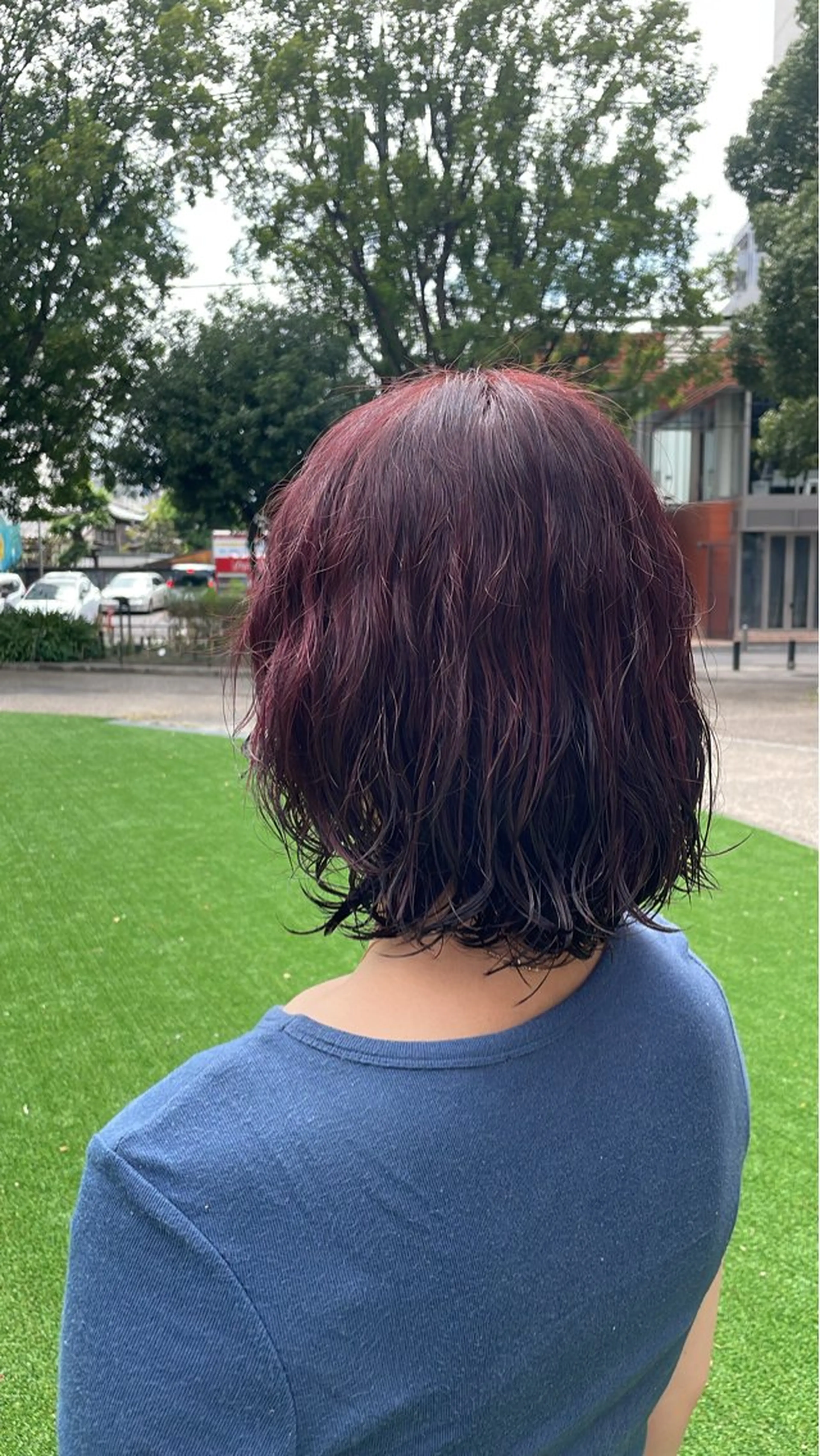 カラー レッドカラー PHENOMENON /韓国Y2K/keiのヘアスタイル