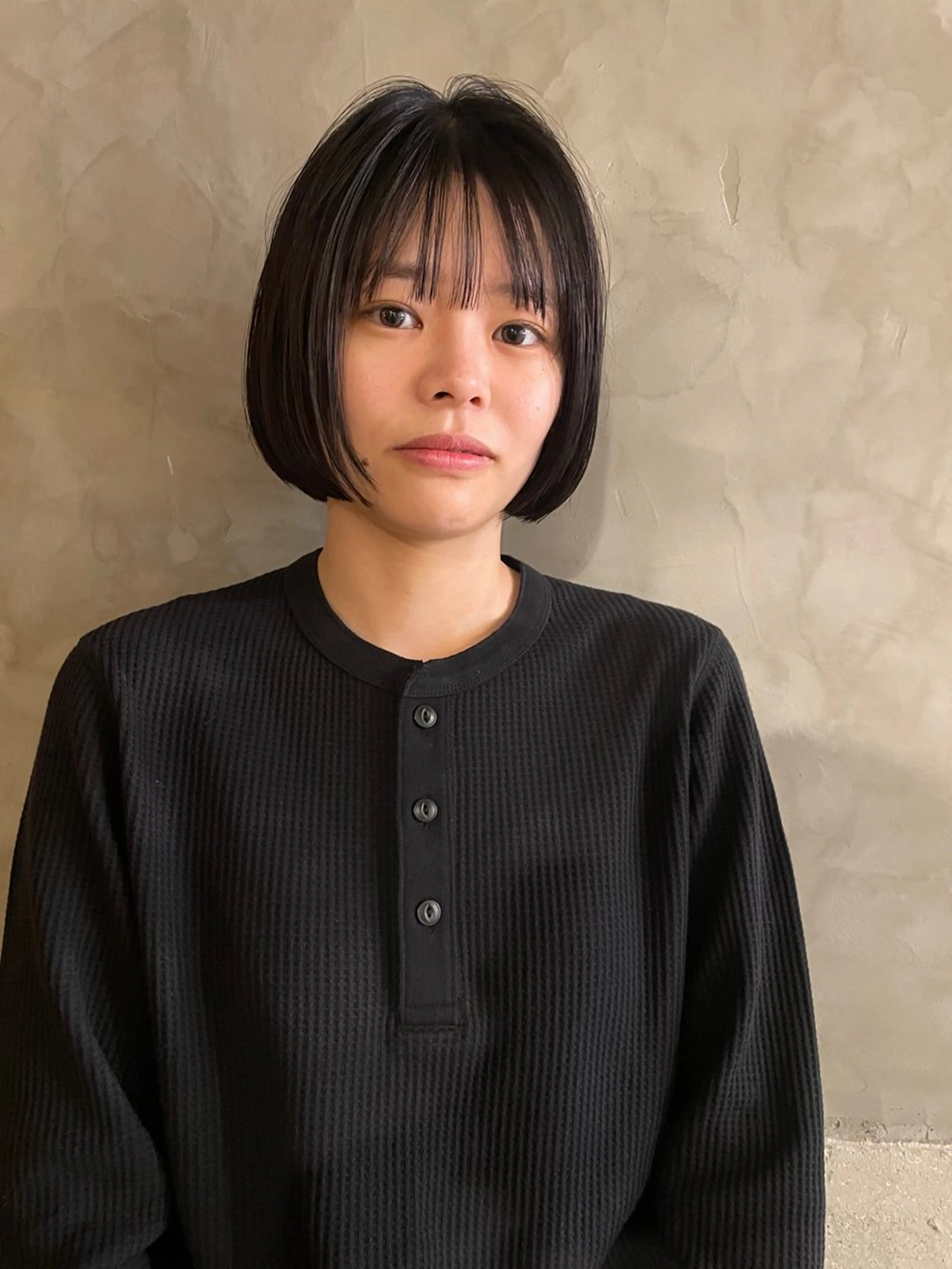 ショート ボブ カット ヘッドスパ さの あやねのヘアスタイル