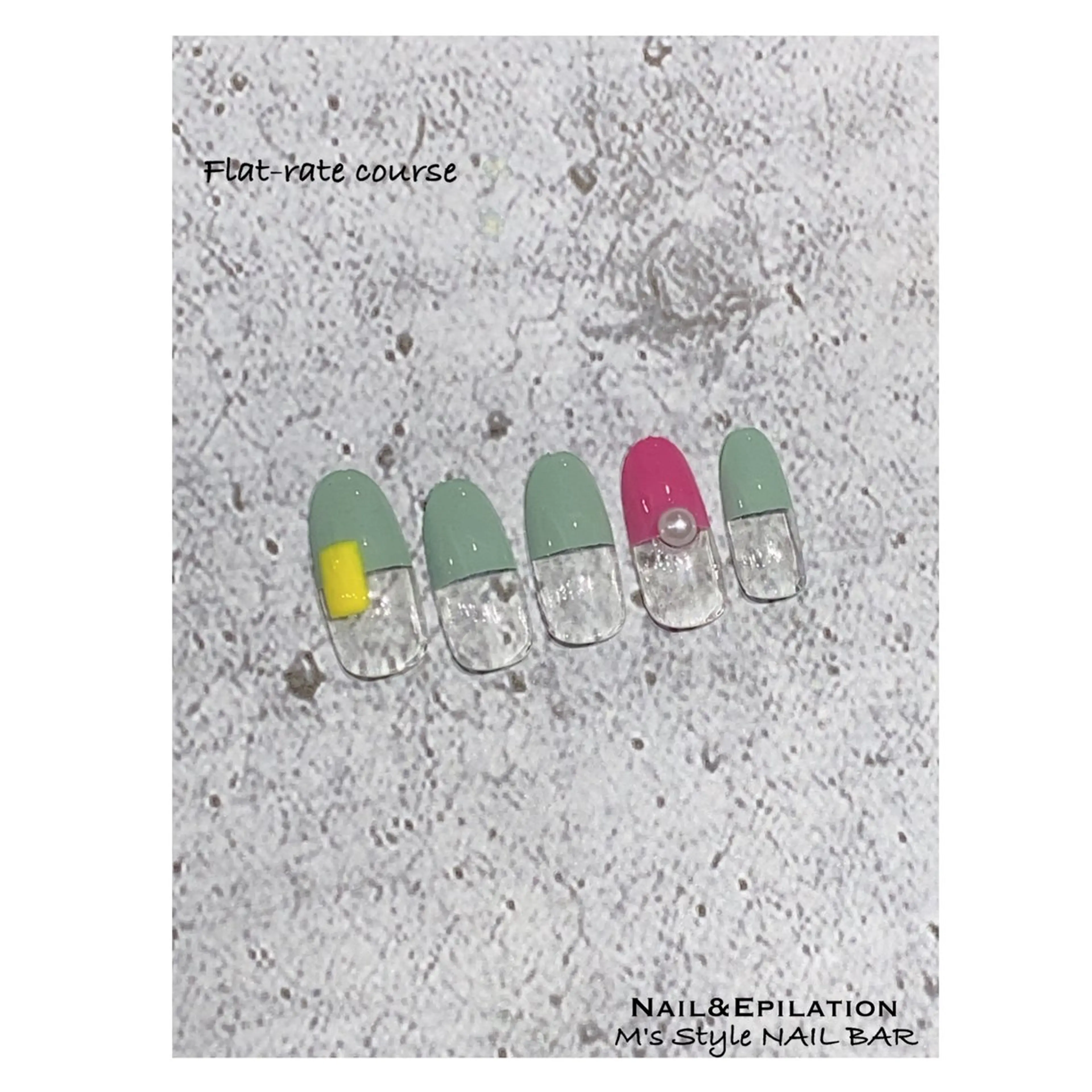 ネイル 成人式 フットネイル フレンチネイル ジェルネイル 韓国ネイル ハンドネイル M's Style NAIL BARのエステ・リラクイメージ