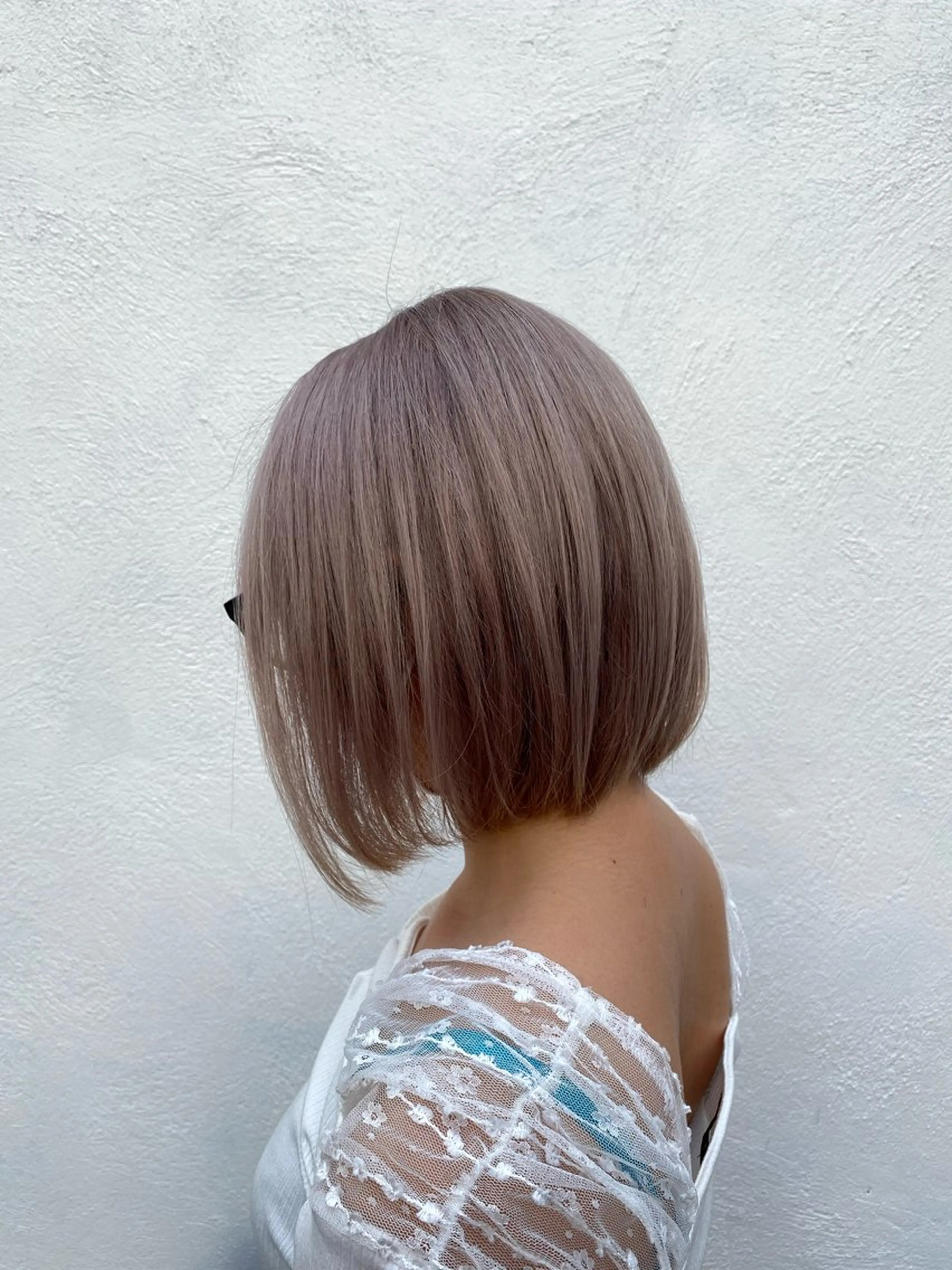 ミディアム カラー パーマ ヘアアレンジ メンズ キッズ HairSignature所属・ブリーチ指名神戸 No.1美容師RENのヘアスタイル