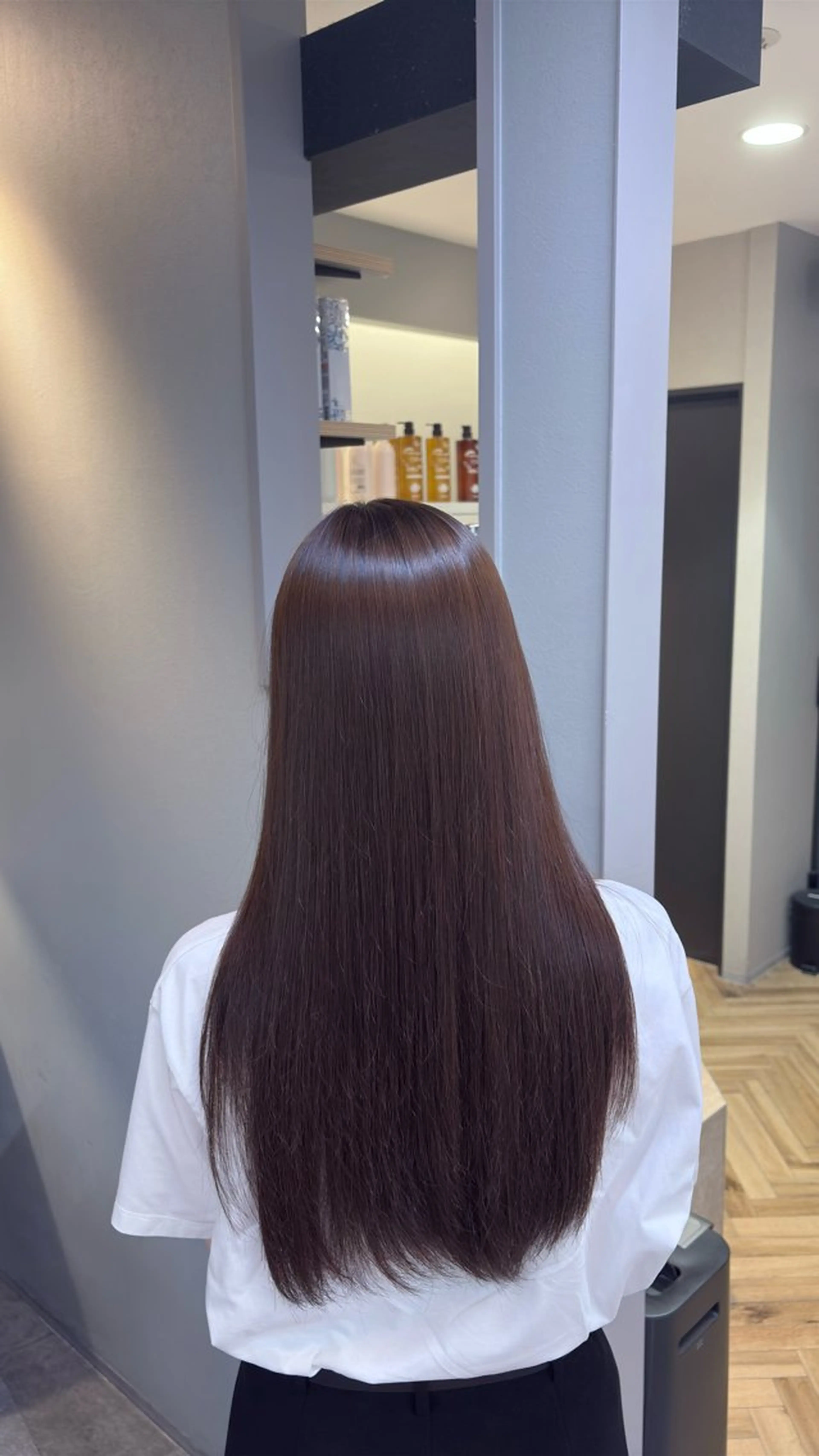 ブリーチ無しWカラー🎀🩶の写真