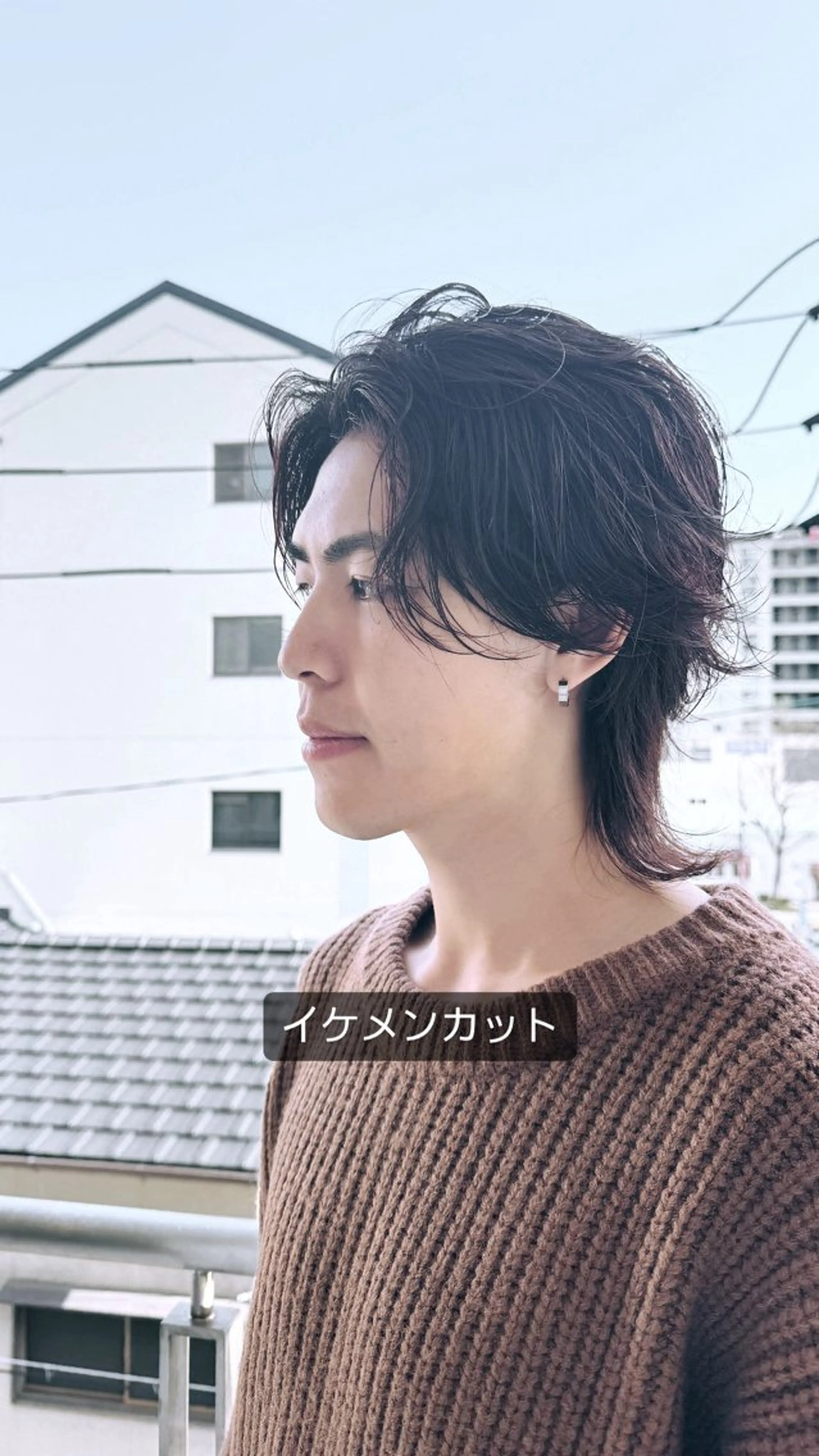 パーマ メンズ 椎葉 祐也のヘアスタイル