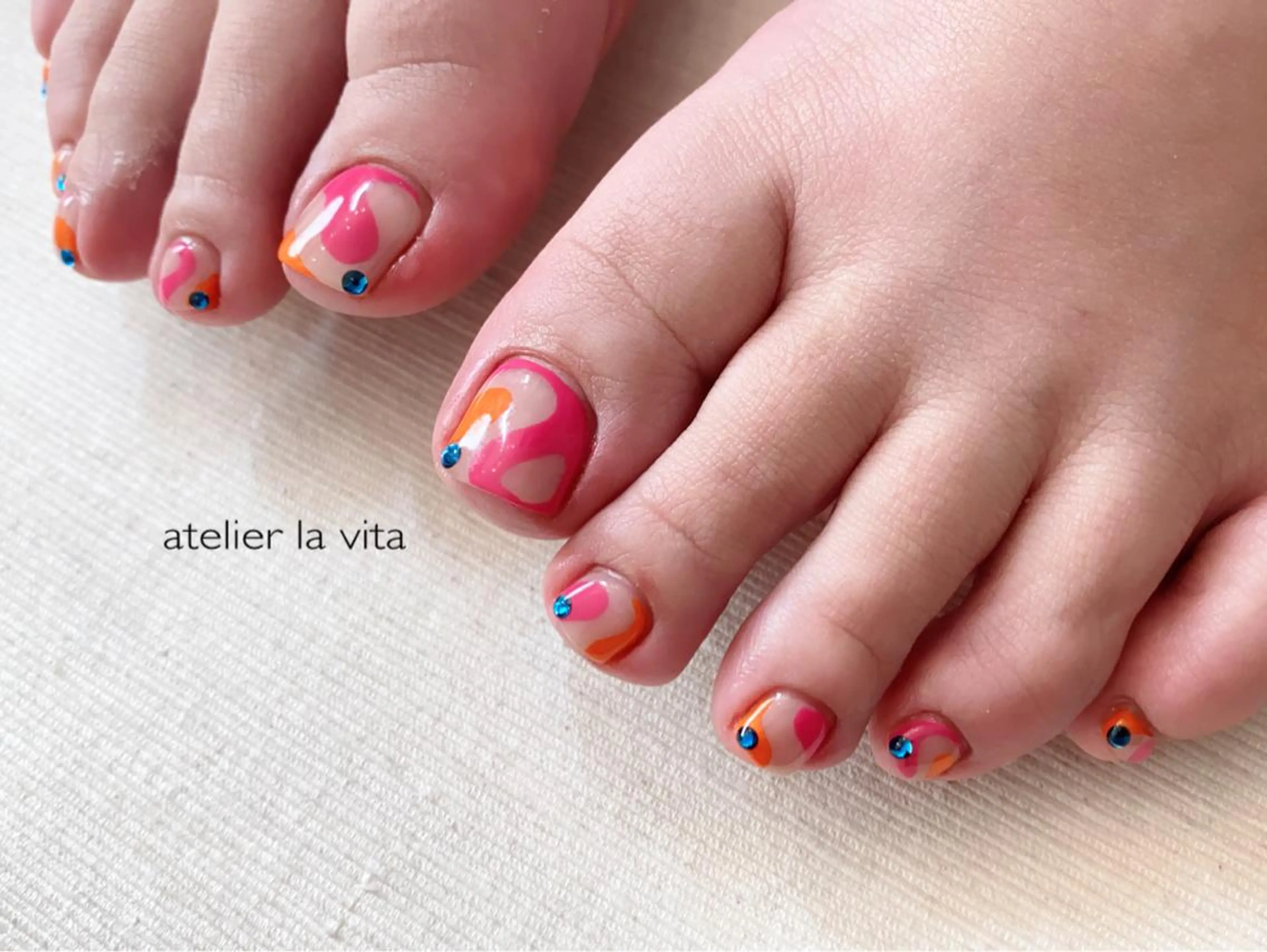 ネイル フットネイル atelier la vita所属・lavita. mimuraのネイルデザイン