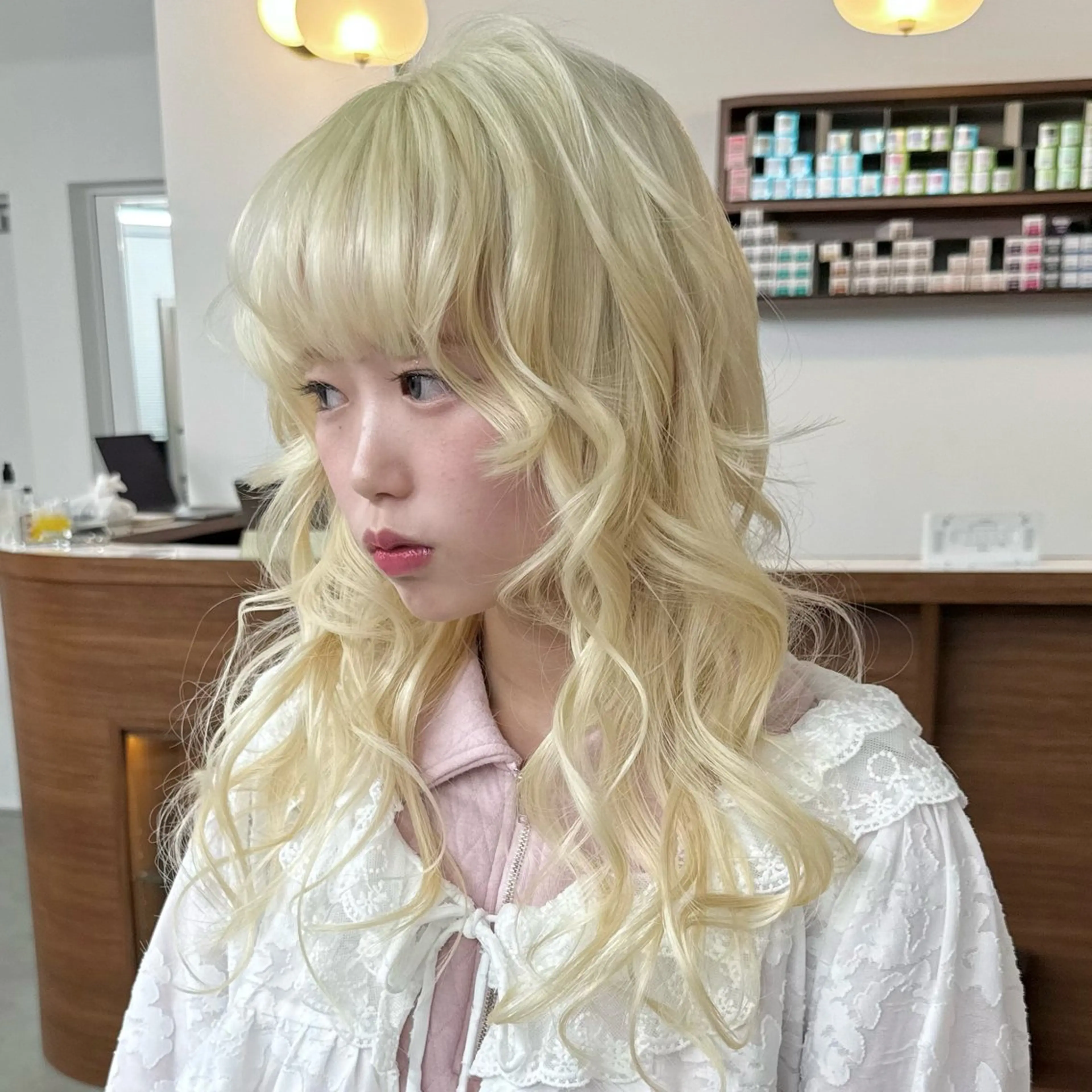 ロング カラー 透明感ワンカラー梅田 ダブルカラー/川上のヘアスタイル