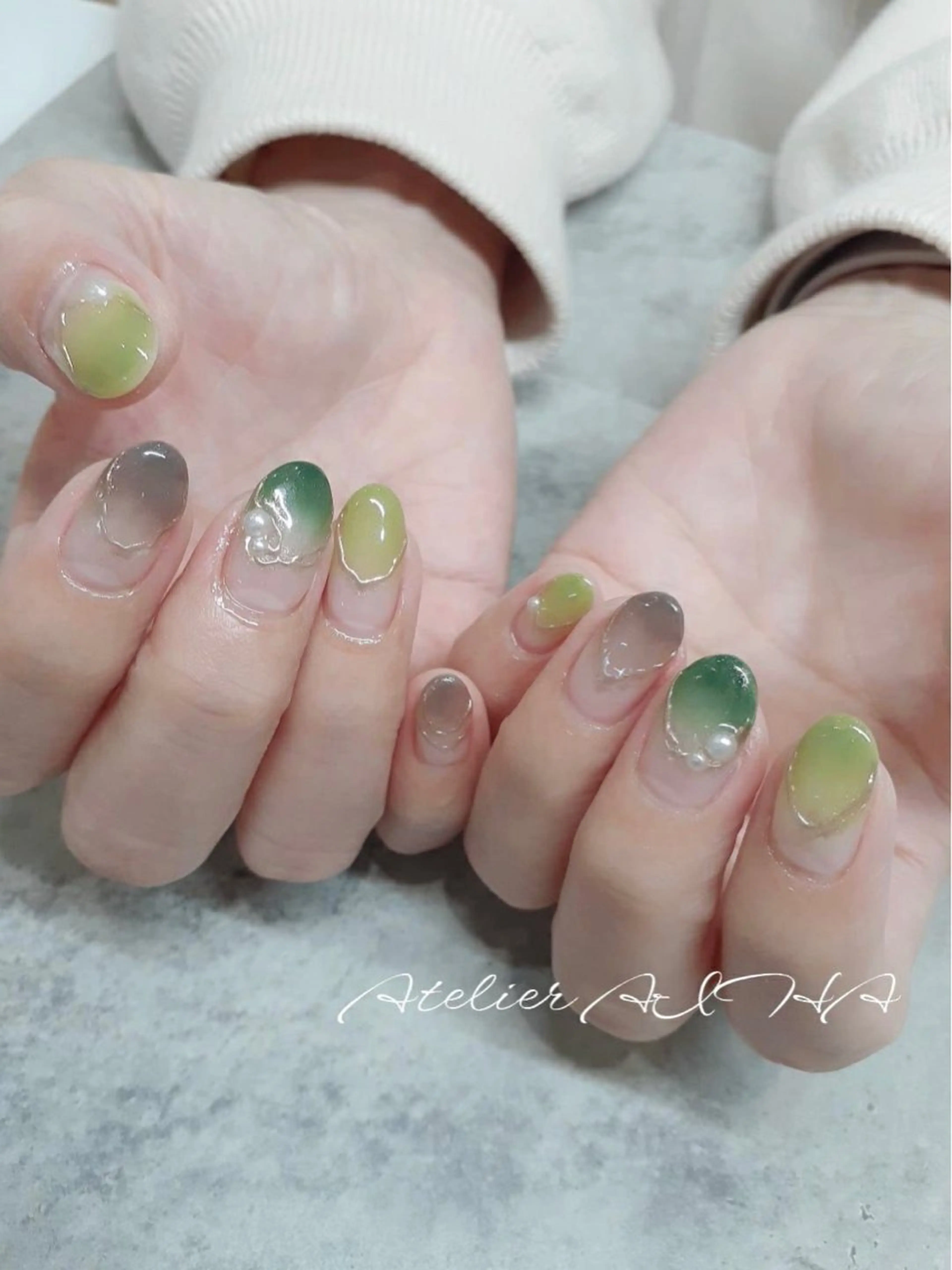 ネイル ハンドネイル アトリエAIHA所属・アトリエAIHA★ フィルイン推奨サロンのネイルデザイン