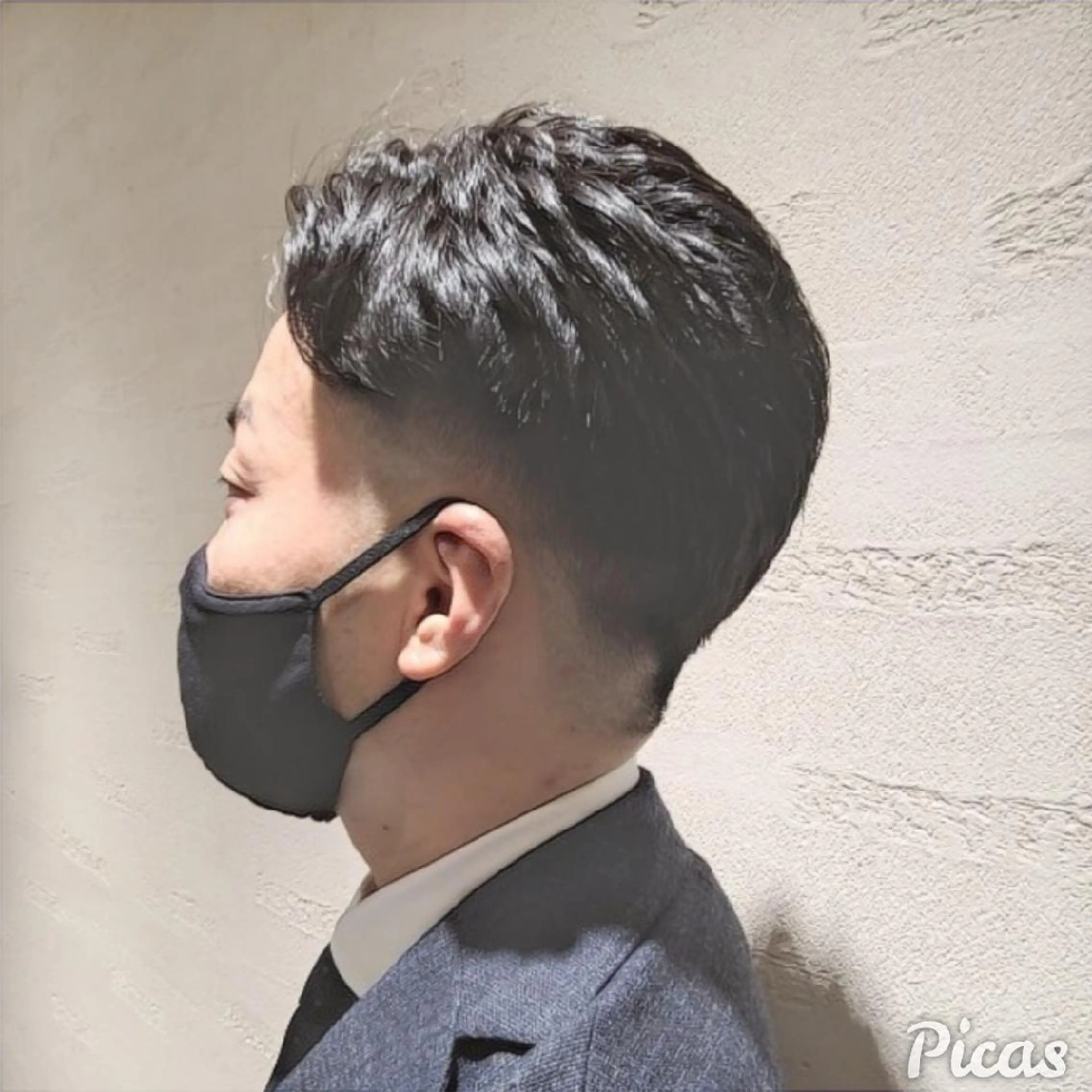 メンズ フェードカット 刈り上げ カット ヘアセット Lapis 名古屋駅前店所属・LEN名古屋/パーマ 海外ヘア/メンズ特化のヘアスタイル