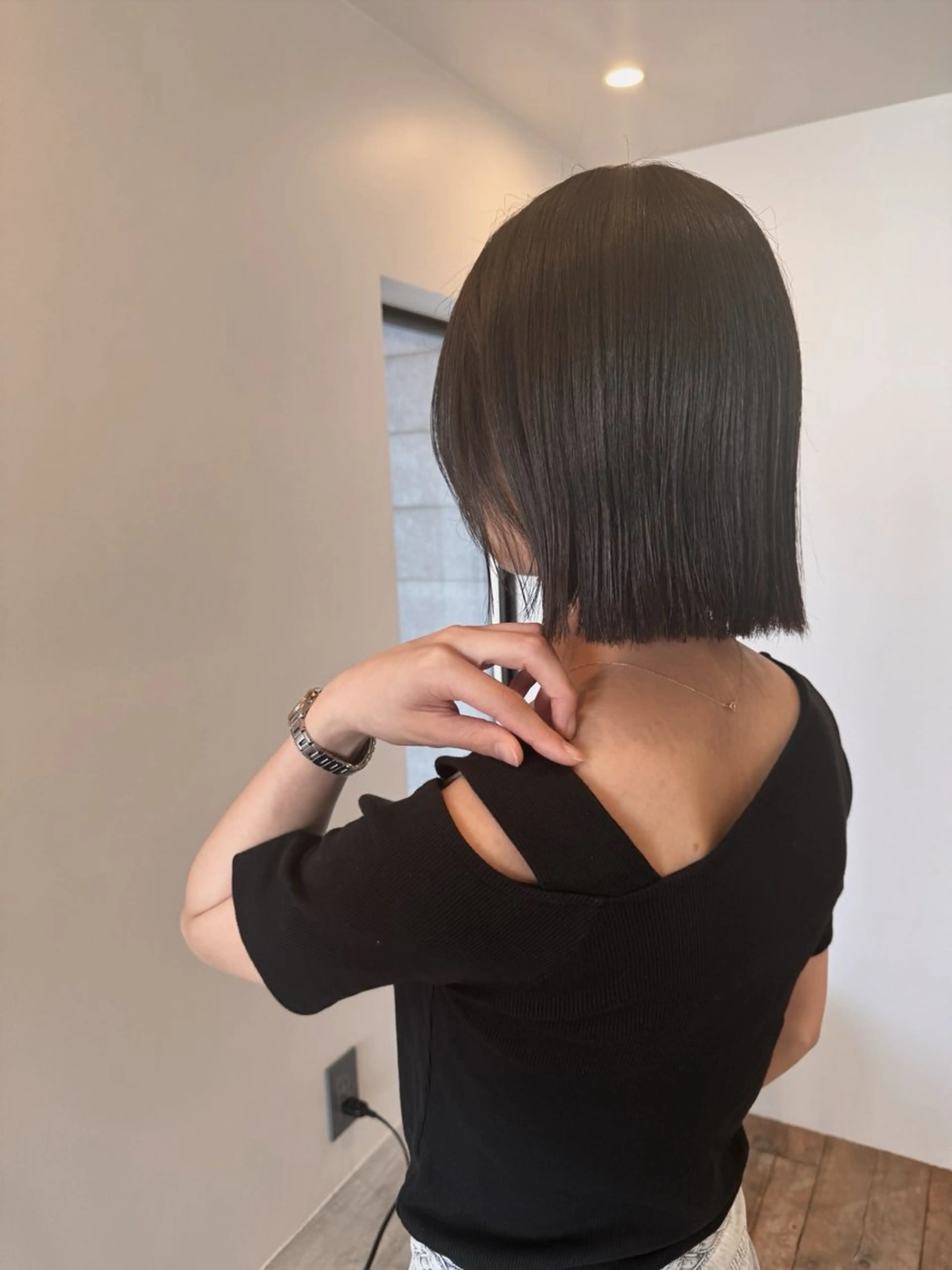 ミディアム 💛🤍U too e’s 鎌倉🧸のヘアスタイル