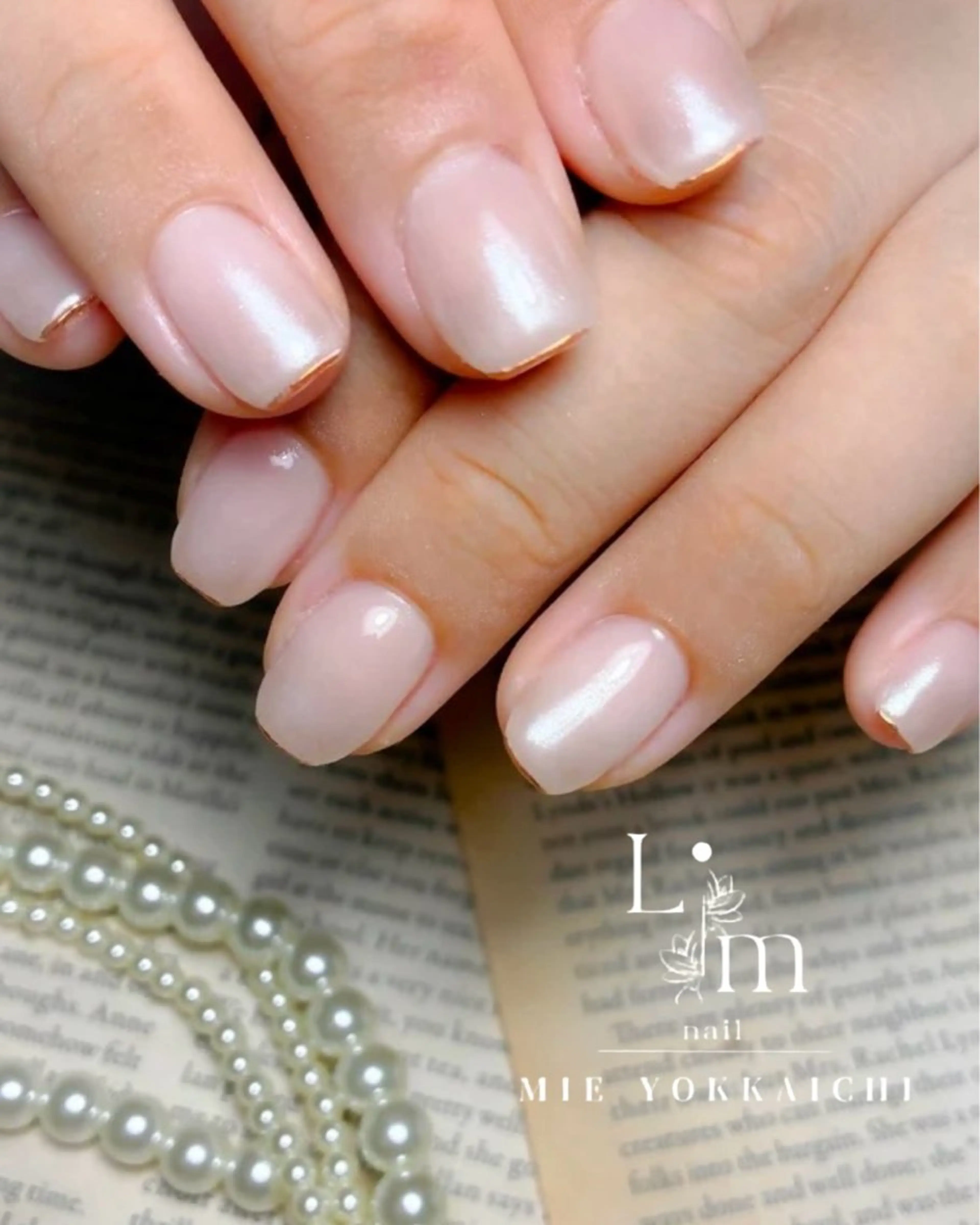 ネイル アートネイル クリアネイル 持ち込み Li.m nail リム ネイルのネイルデザイン