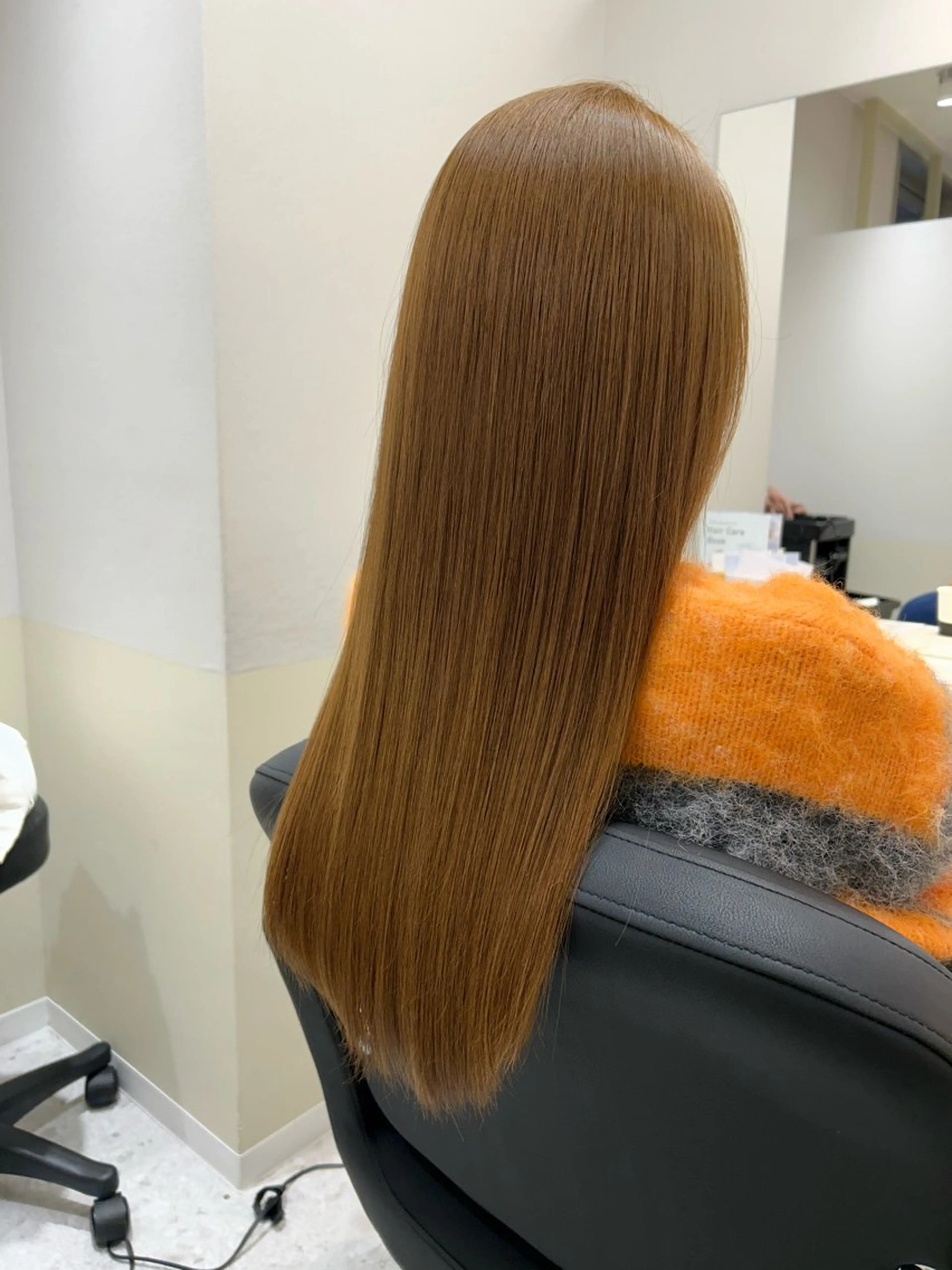 ロング カラー ブリーチ ブリーチなしカラー カット ヘアカラー トリートメント 🩰ニシムラヒカリ 半個室salon♡*のヘアスタイル