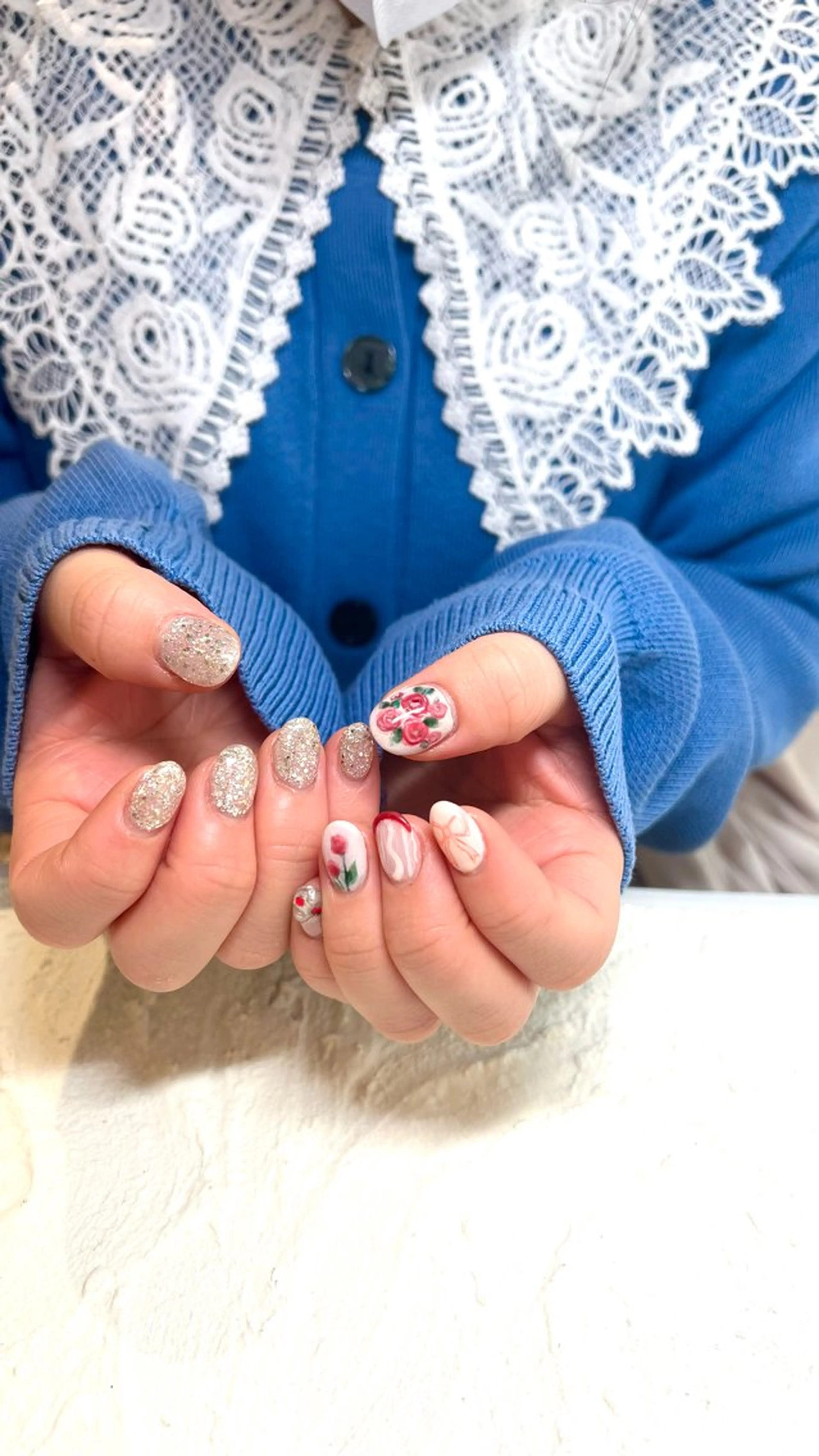 ネイル ハンドネイル 新井 ひなののネイルデザイン