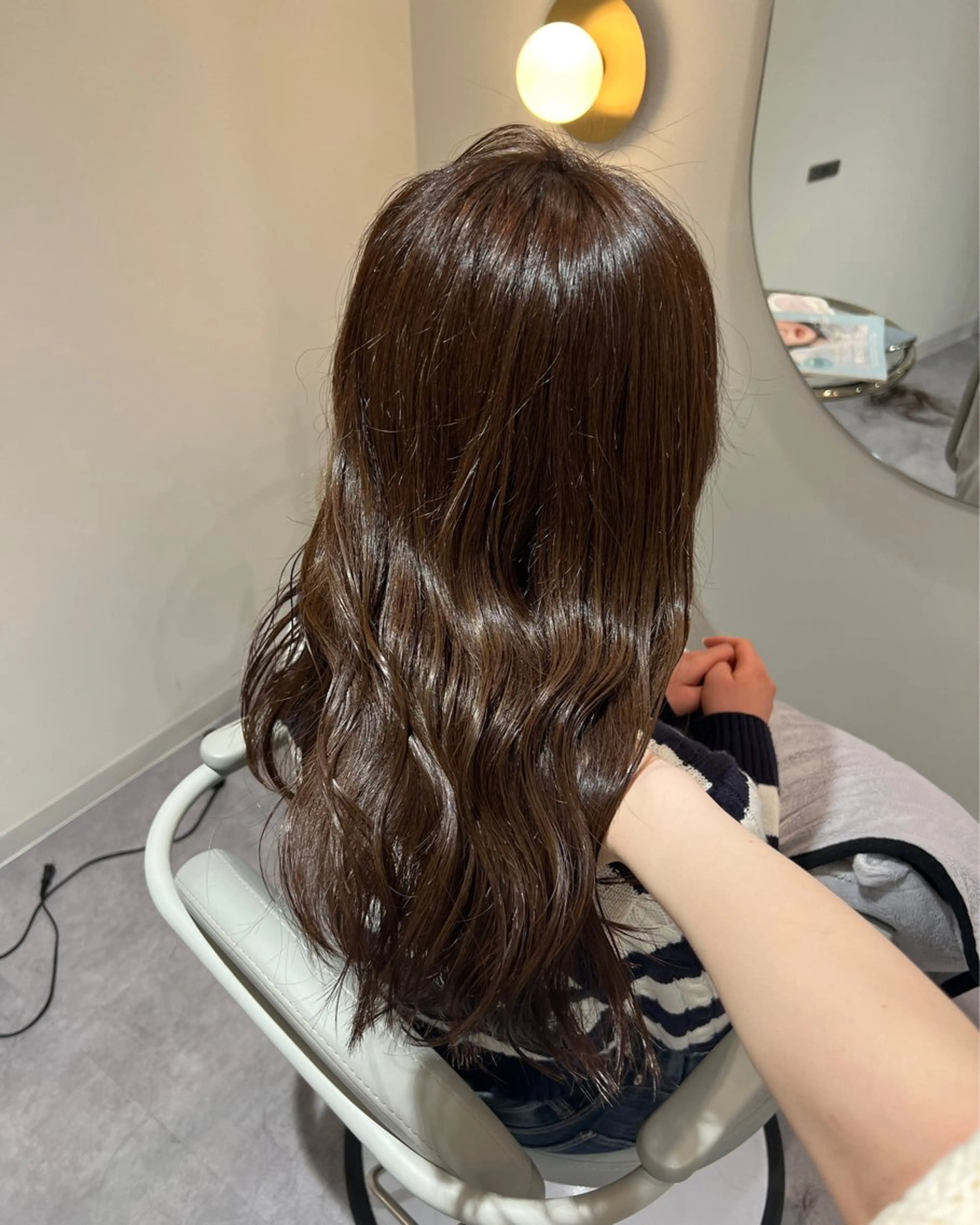 セミロング カット ヘアカラー トリートメント 美髪✨艶髪✨髪質改善 カラー特化🌙鈴屋和のヘアスタイル