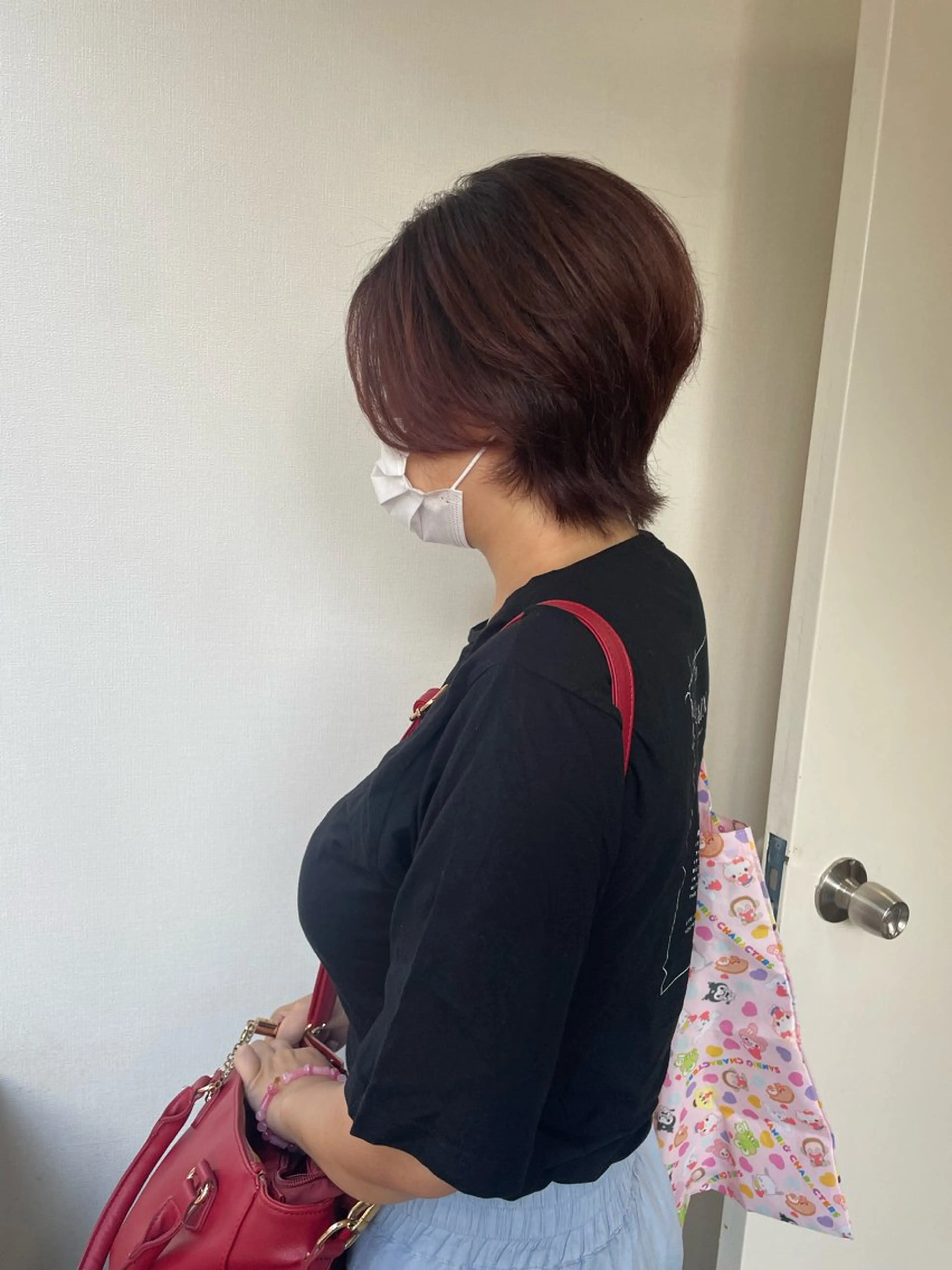 ショート カラー カット ミウラ サクラコのヘアスタイル