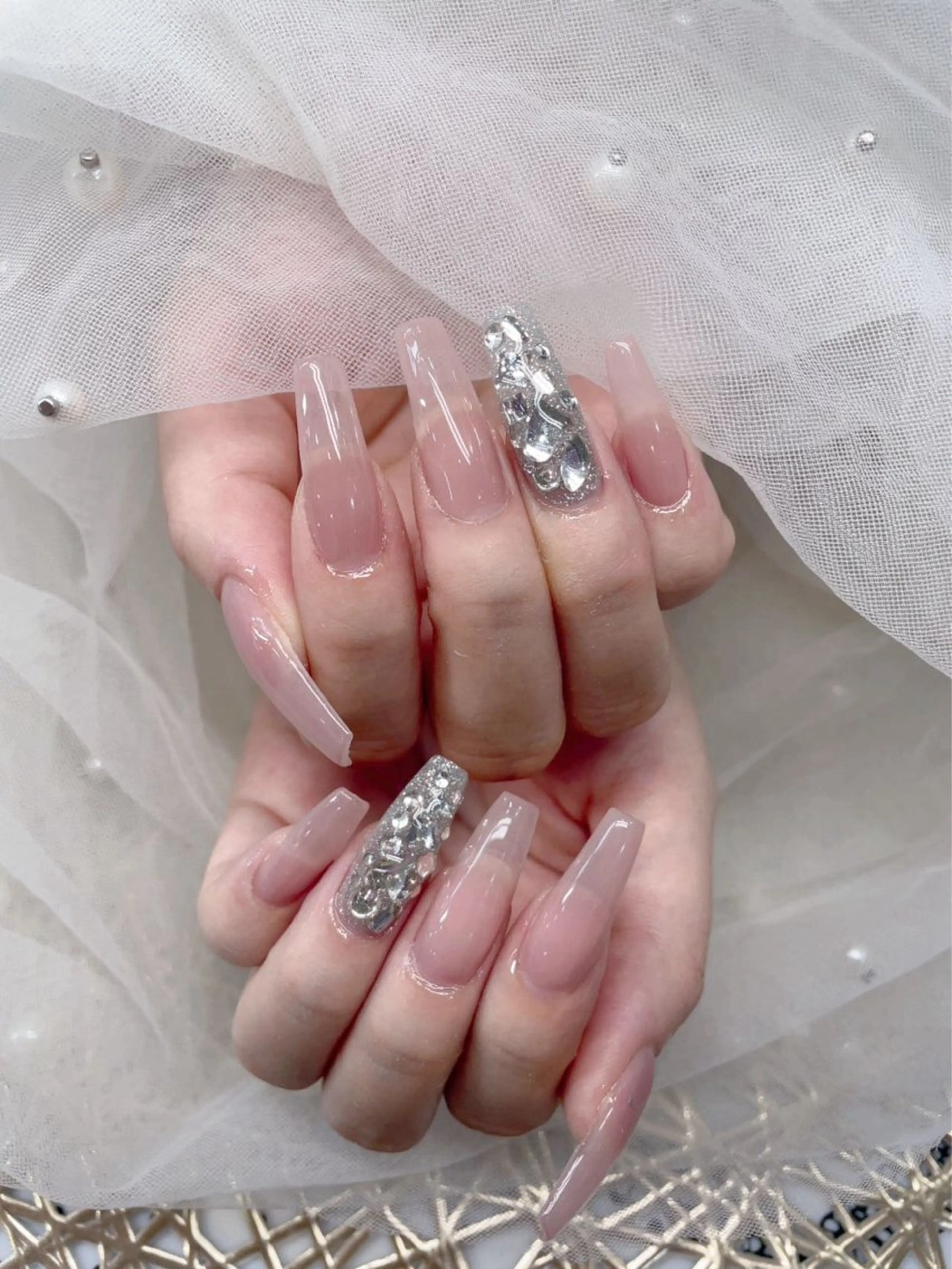 練習モデル🍓【火木金→16時から/土曰10:00から～限定】自爪*2本パーツつけ放題】￥5,000の写真