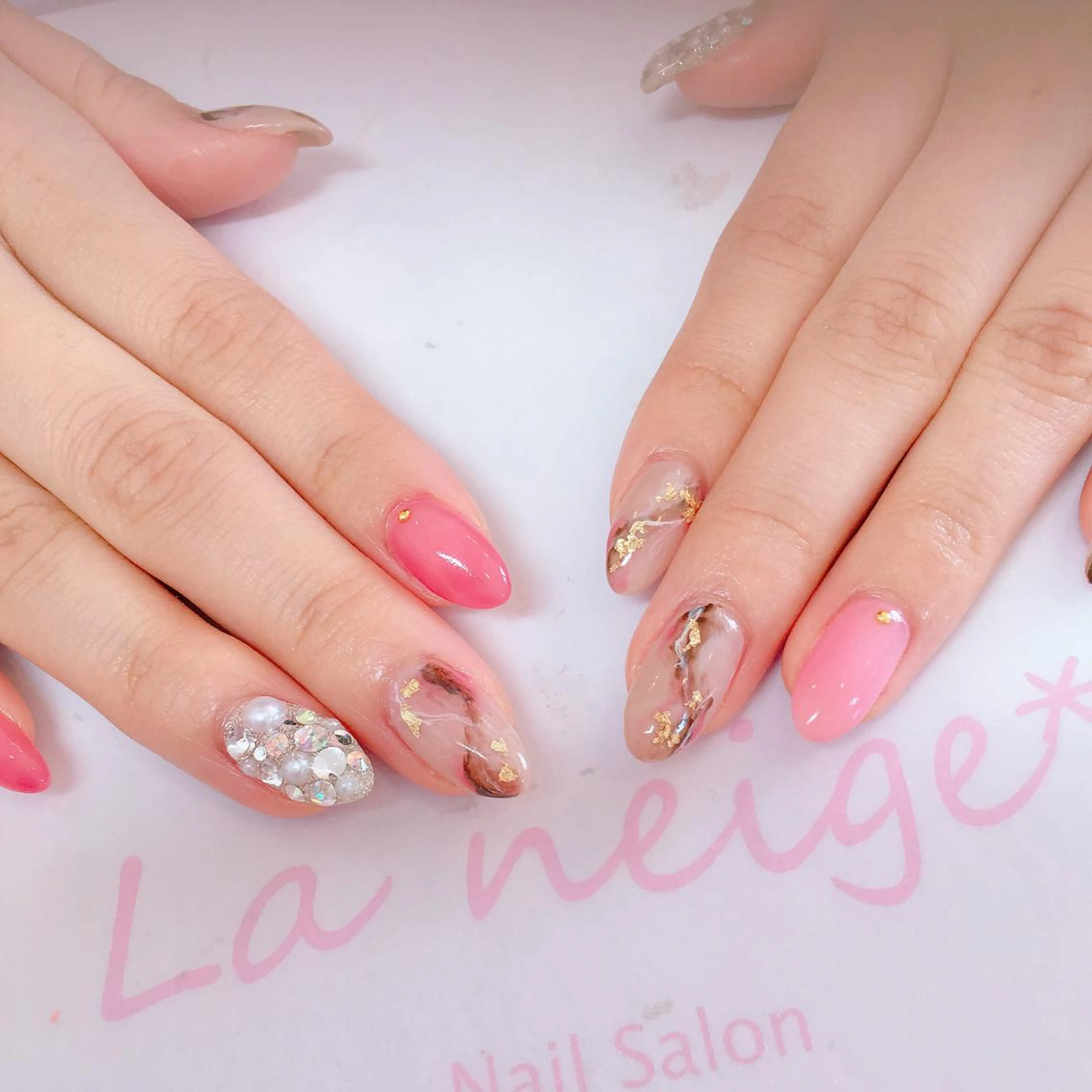 ネイル La neige* yuki 🥯🍑のネイルデザイン